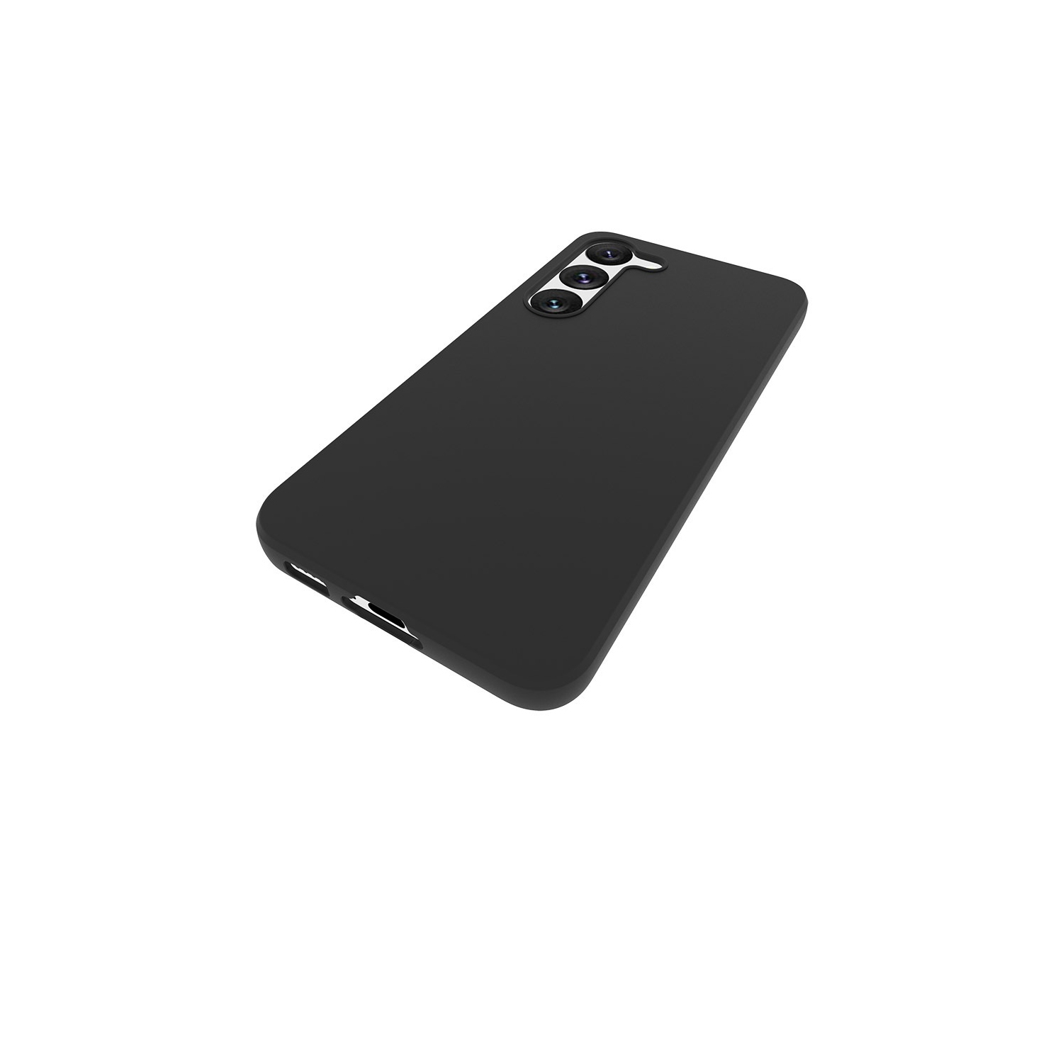 TopSave Slim, Matte Black Thin Soft Jelly Gel TPU Cases For Samsung Galaxy S23 6.1" 5G