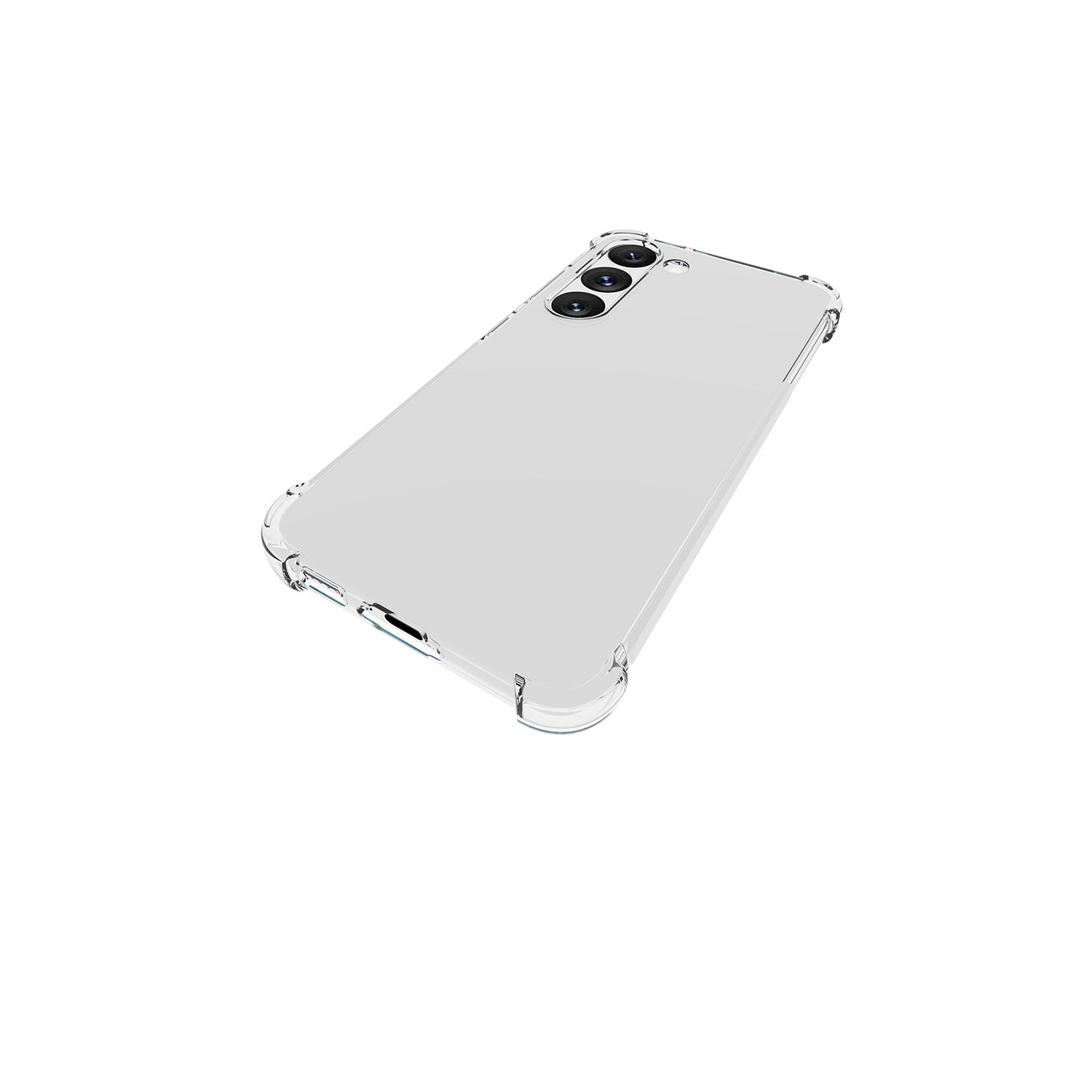 Coque en TPU TopSave Extra Corner Bumper Soft Jelly Gel pour Samsung Galaxy S23 6.1" 5G, Transparent