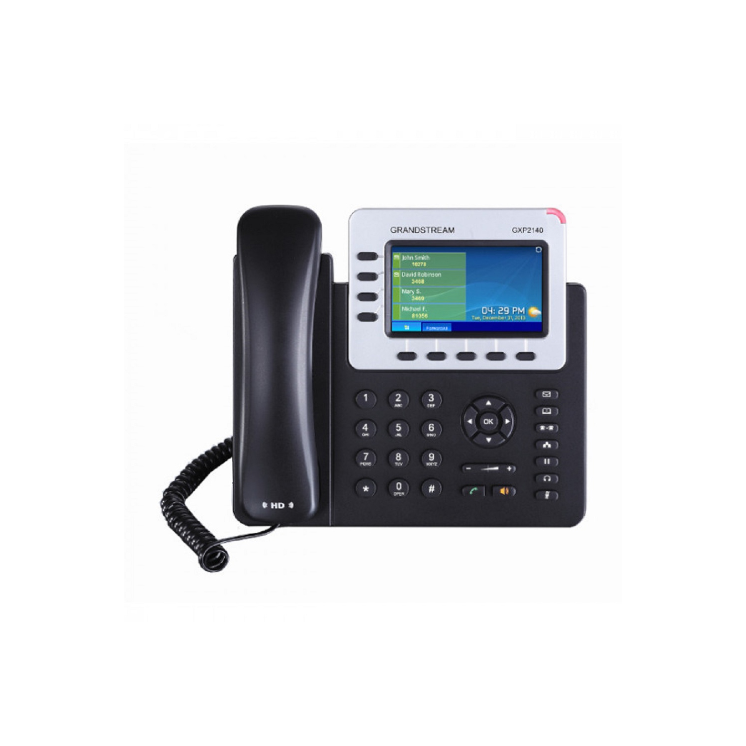 Grandstream – téléphone d’entreprise GXP2140 à 4 lignes de voix sur IP