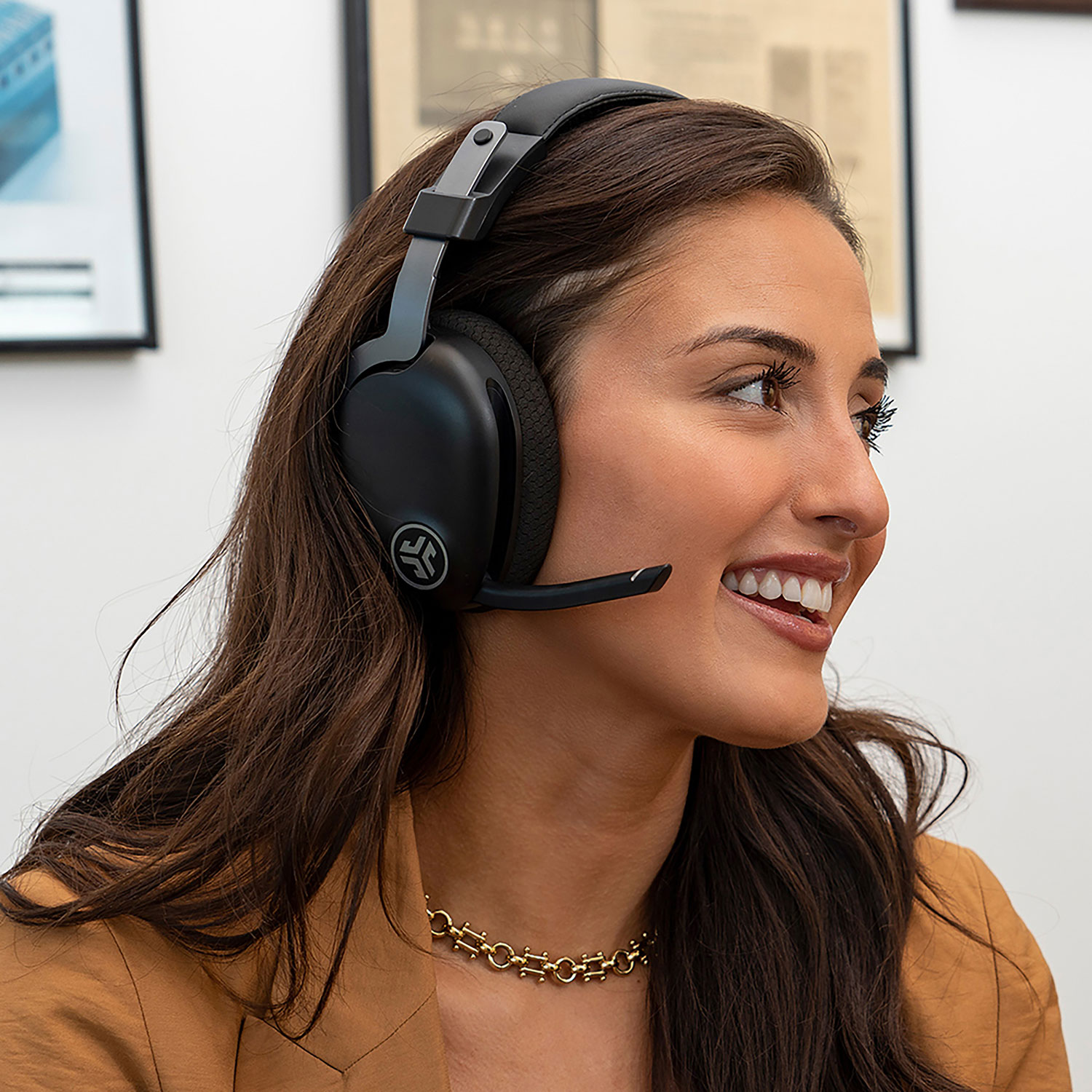 Casque d'écoute Bluetooth JBuds Work de JLab - Noir