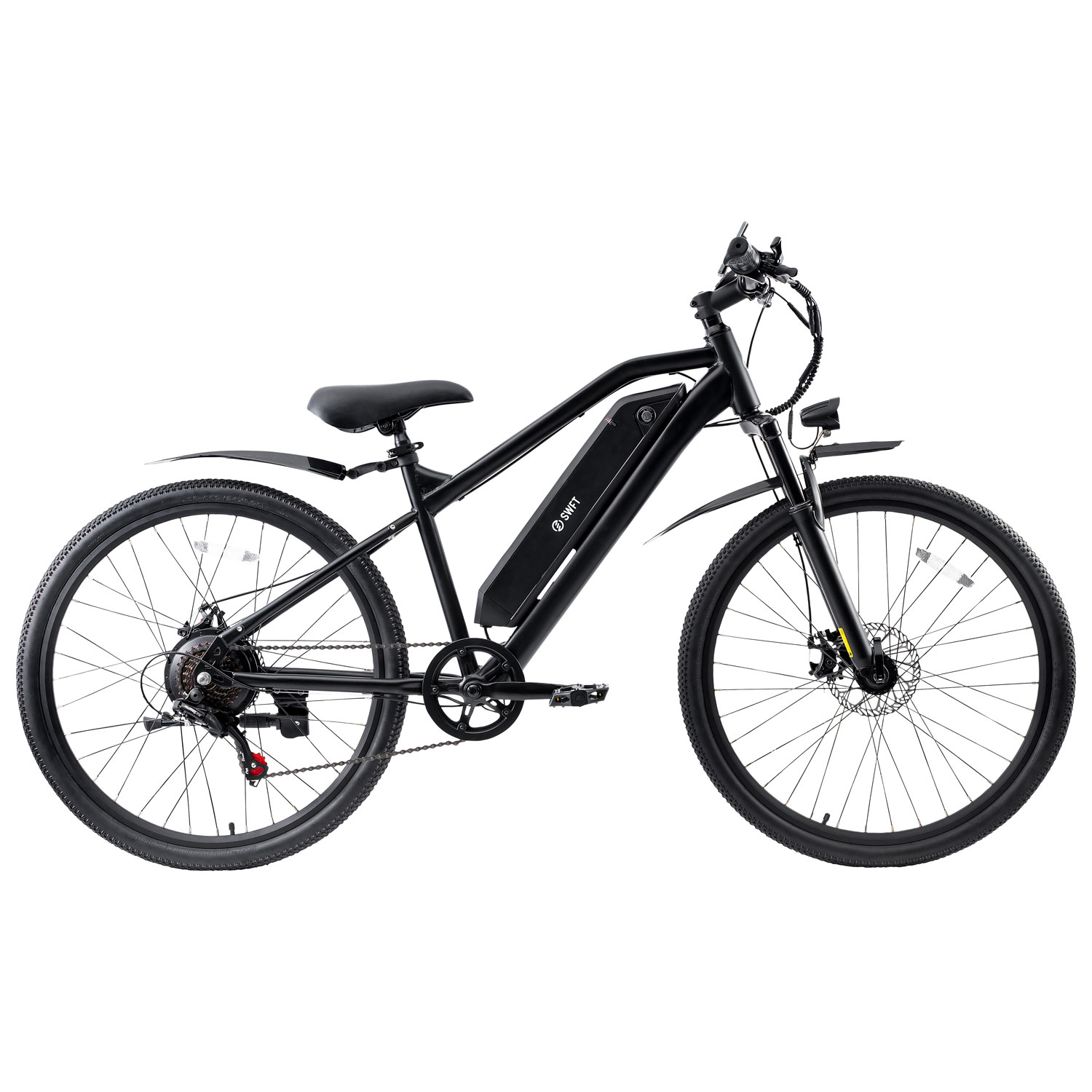 SWFT Edge Electric City Bike with up to 49.8km Battery Life - Black - Only at Best Buy