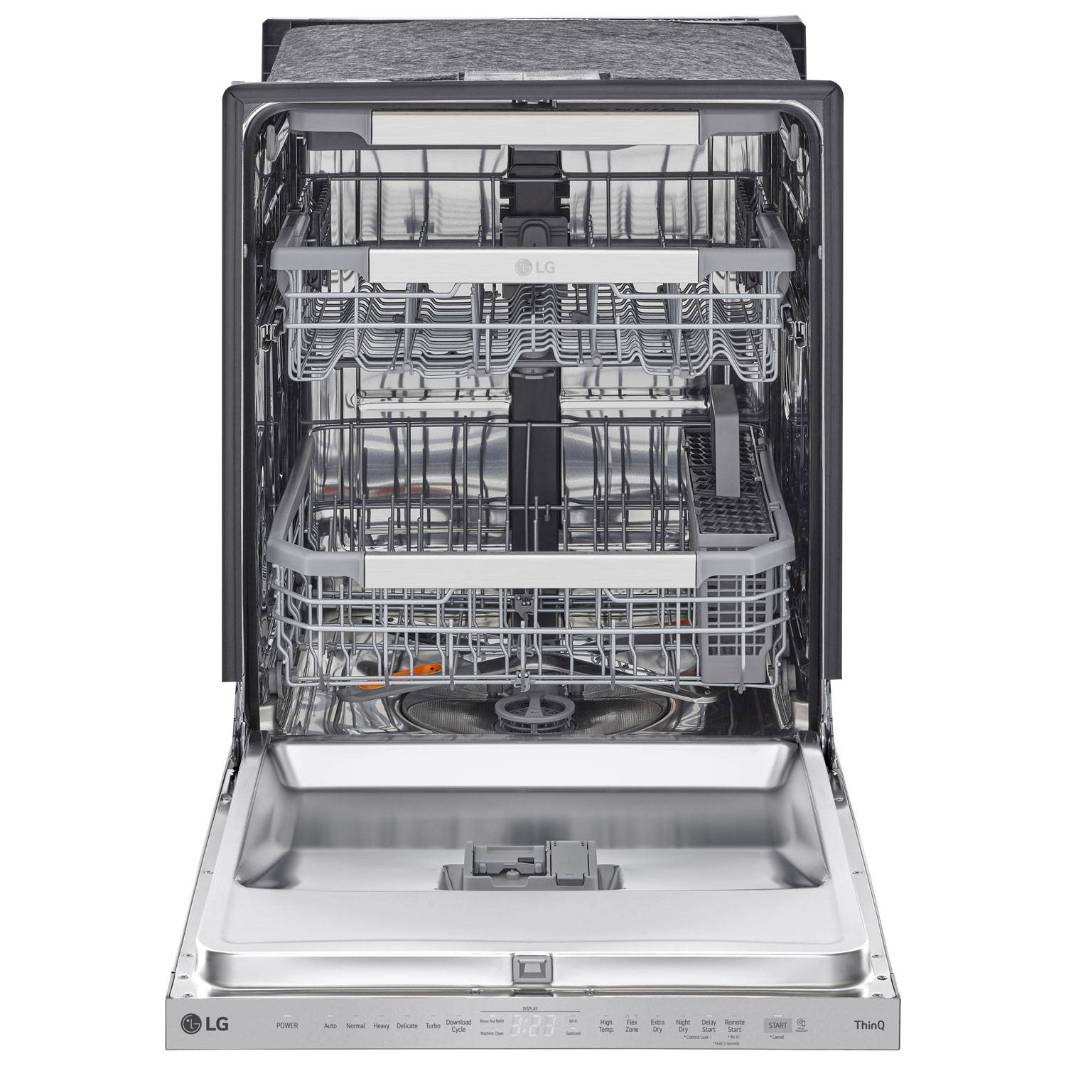 LG 24" 44dB Built-In Dishwasher with Third Rack - Smudge Resistant Stainless Steel