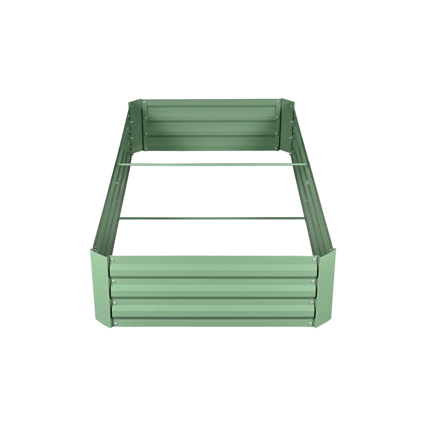 6 x 3 x bac de jardinage surélevé en métal 1 pi, jardinière extérieure robuste résistante aux intempéries et anti-rouille pour légumes en