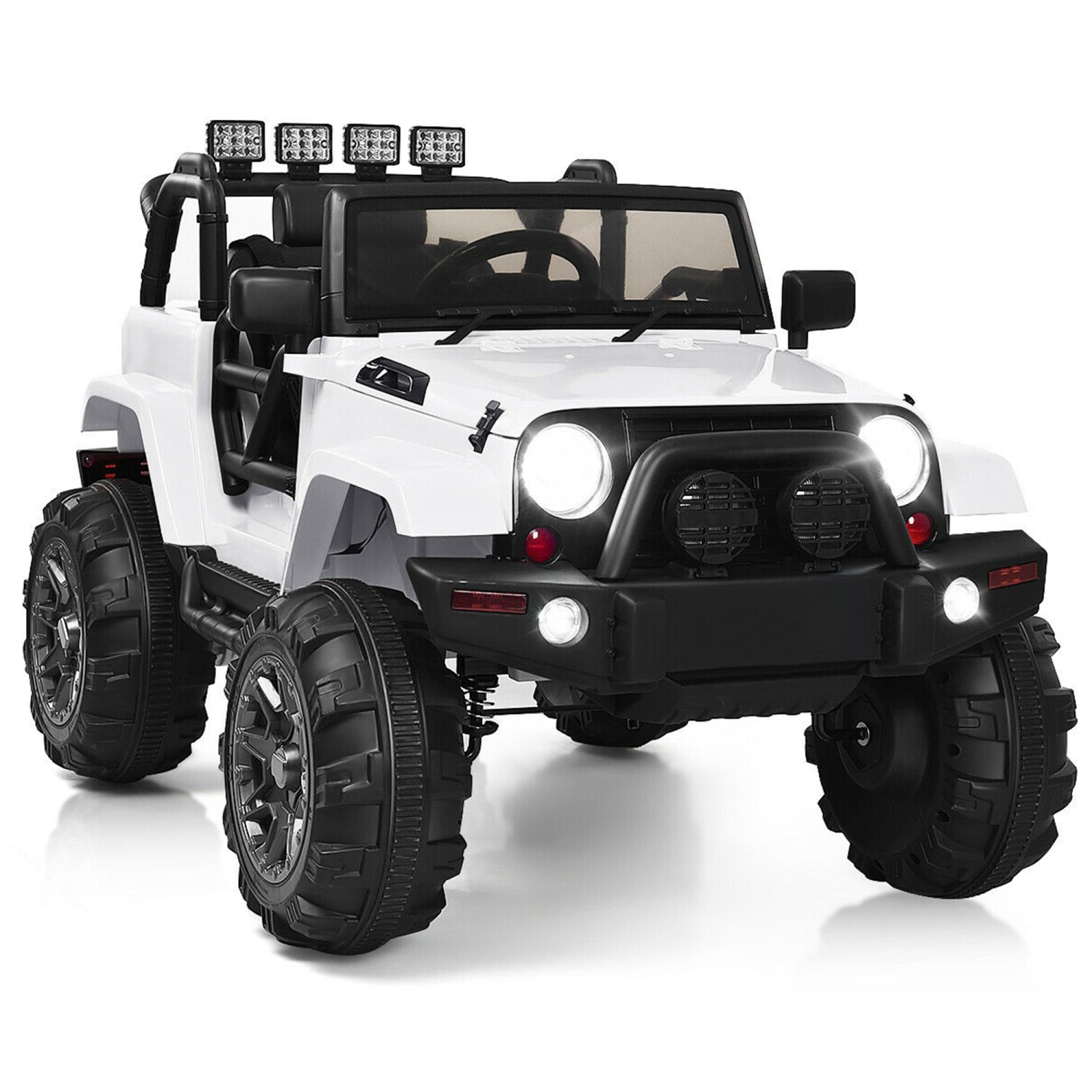 Gymax Electric 12V Kids Ride-on Car Truck Parent Control with 2.4 GHZ Remote Control