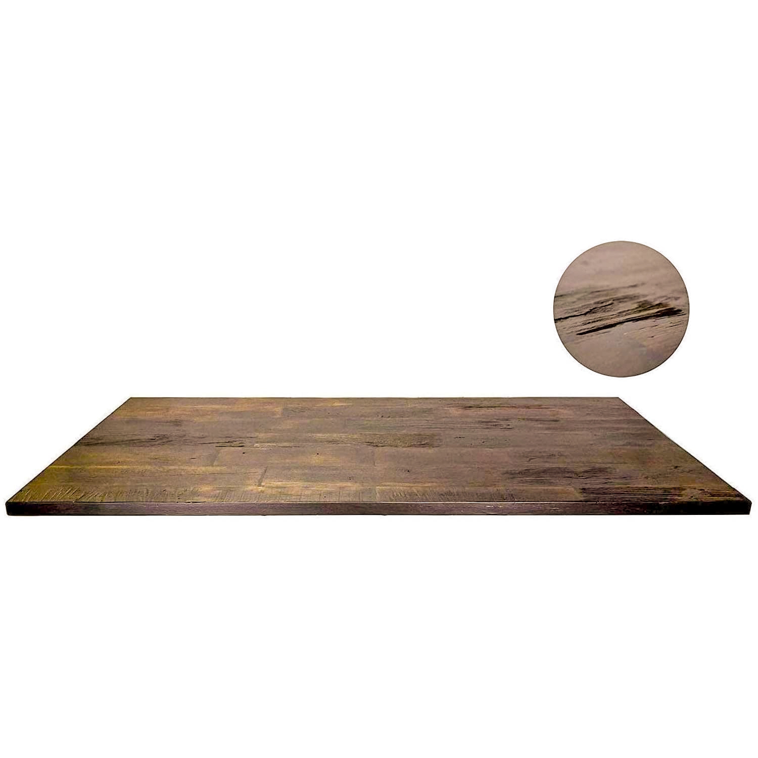 Table d'orm récupéré en bois réel top 48x30