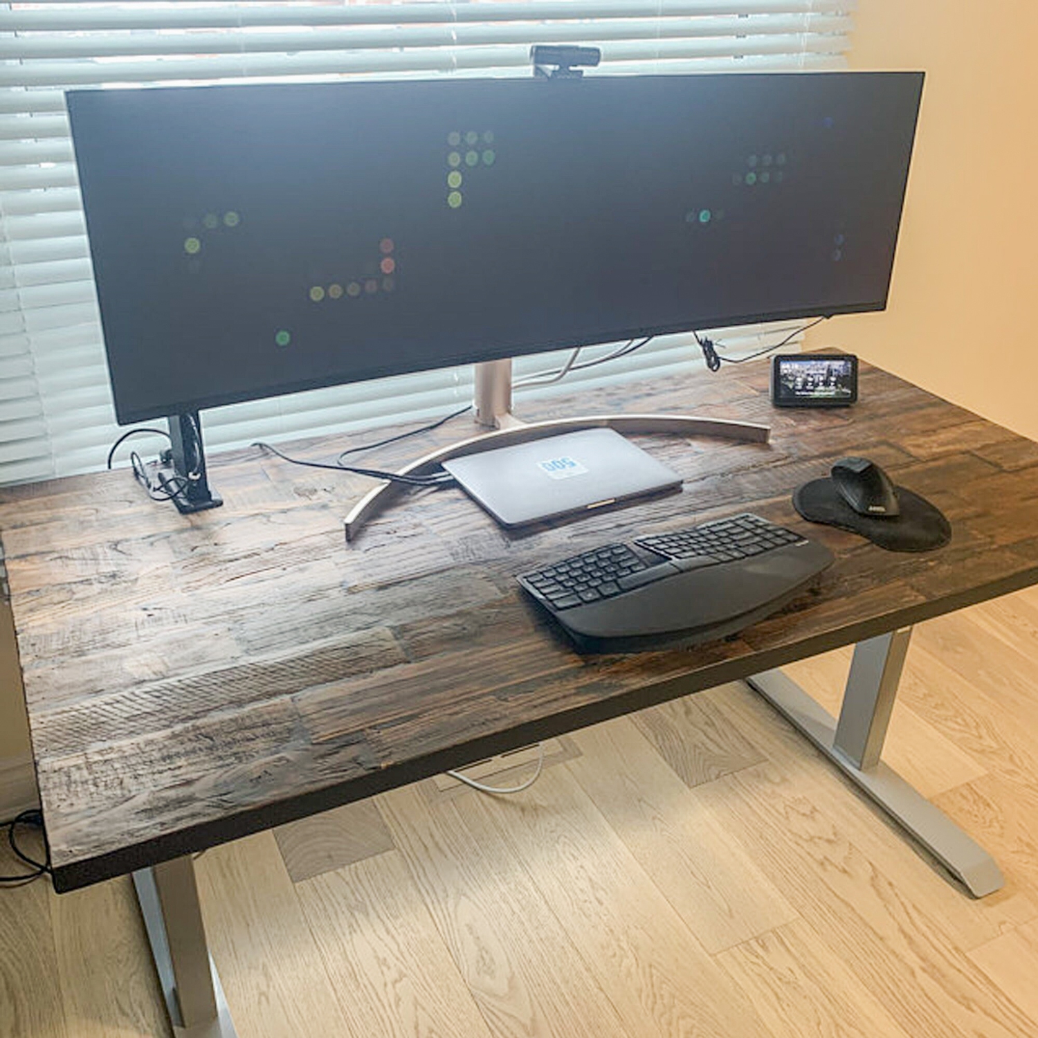 Real Wood Reclaimed Elm Table Top 30x60