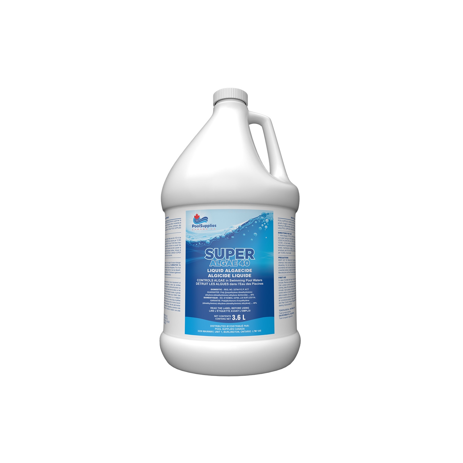 Algicide Super Algacide 40 de Pool Supplies Canada