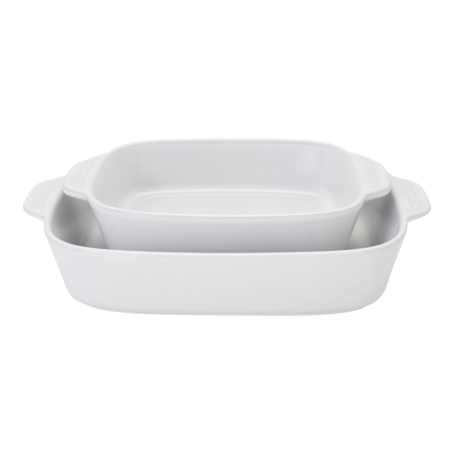 HENCKELS Ceramic 8 Piece Bakeware Set, White