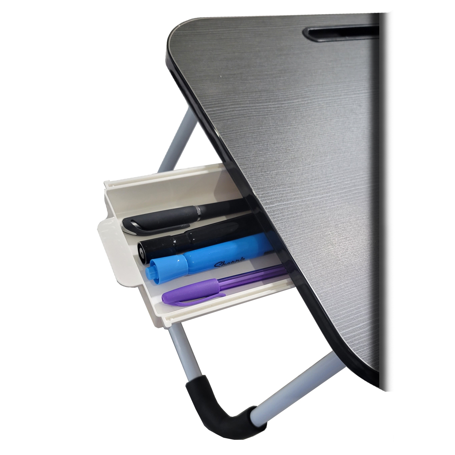 ITY International - Folding Bed Tray, 23.6" x 15.7", 10.2", Black