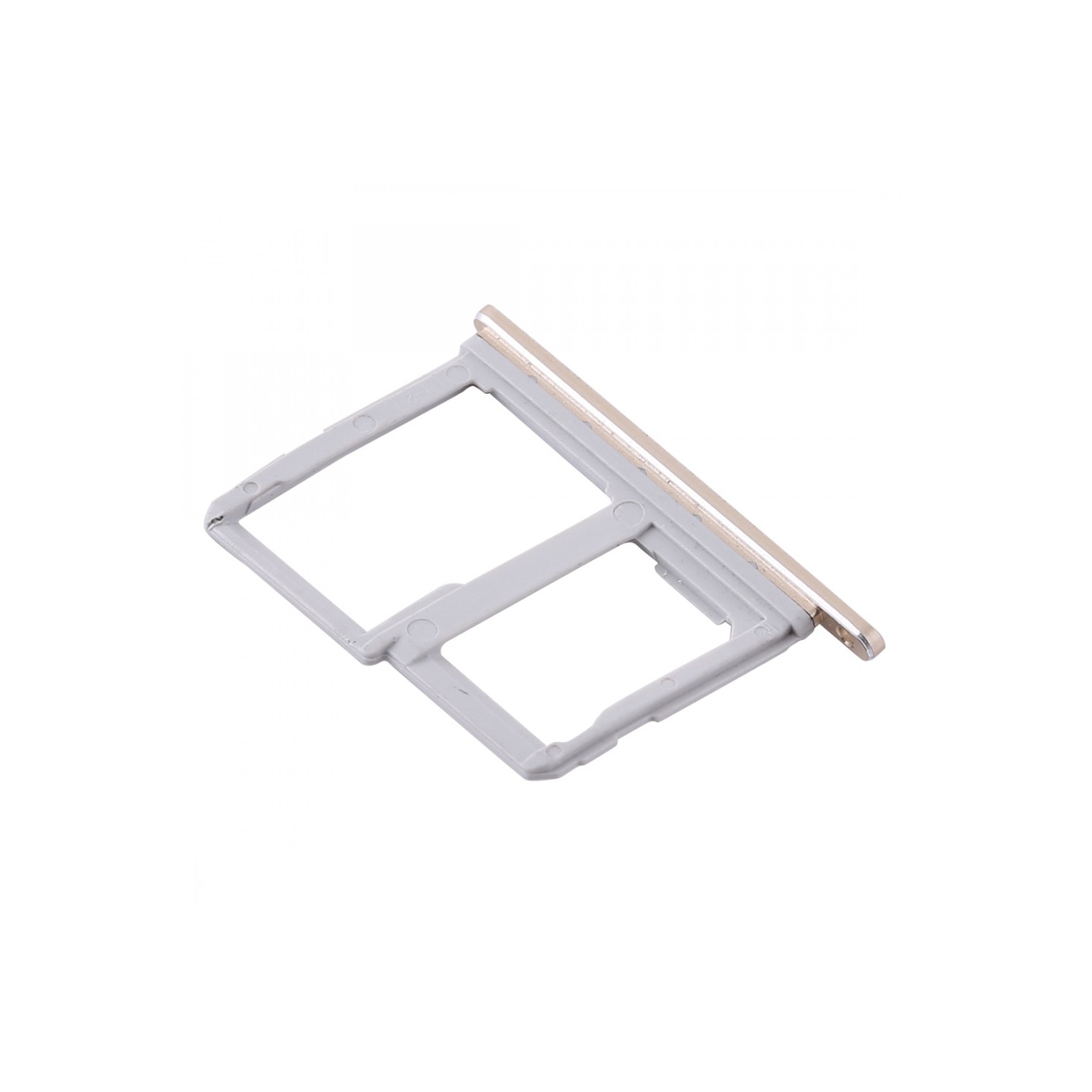 Replacement Sim Card + SD Card Tray Compatible For LG Q6 (Gold)