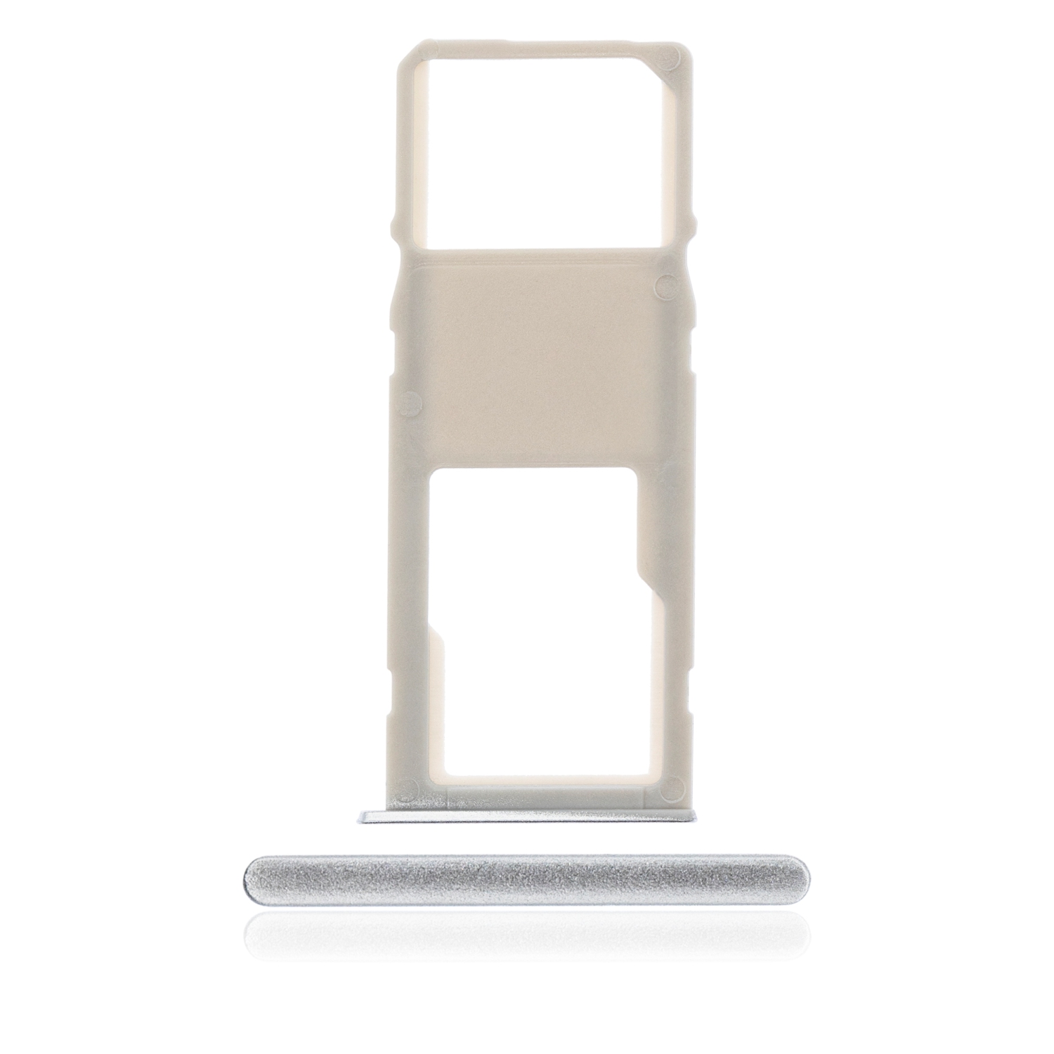 Replacement Single Sim Tray Compatible For Samsung Galaxy A21 (Cloud White)