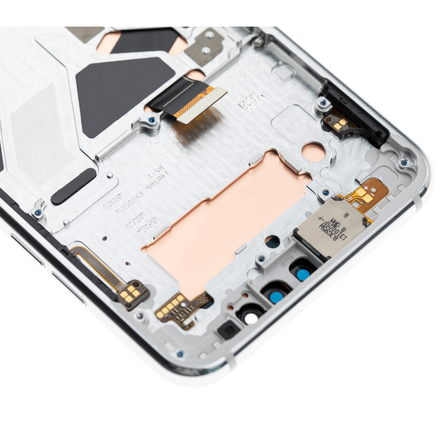 Refurbished - Replacement OLED Assembly With Frame Compatible For LG G8S ThinQ (Mirror White)