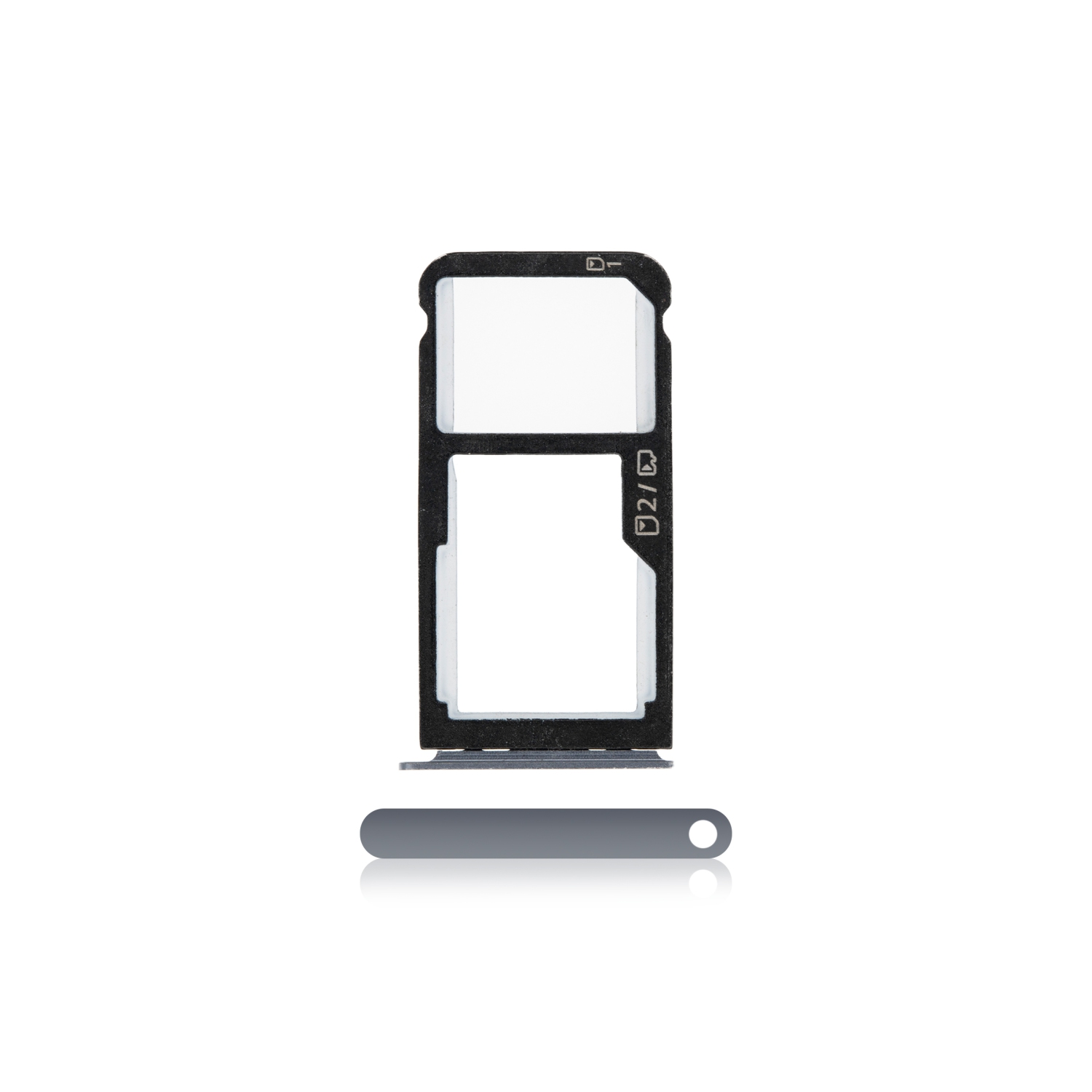 Replacement Sim Card Tray Compatible For Huawei Honor V8 (Gray)