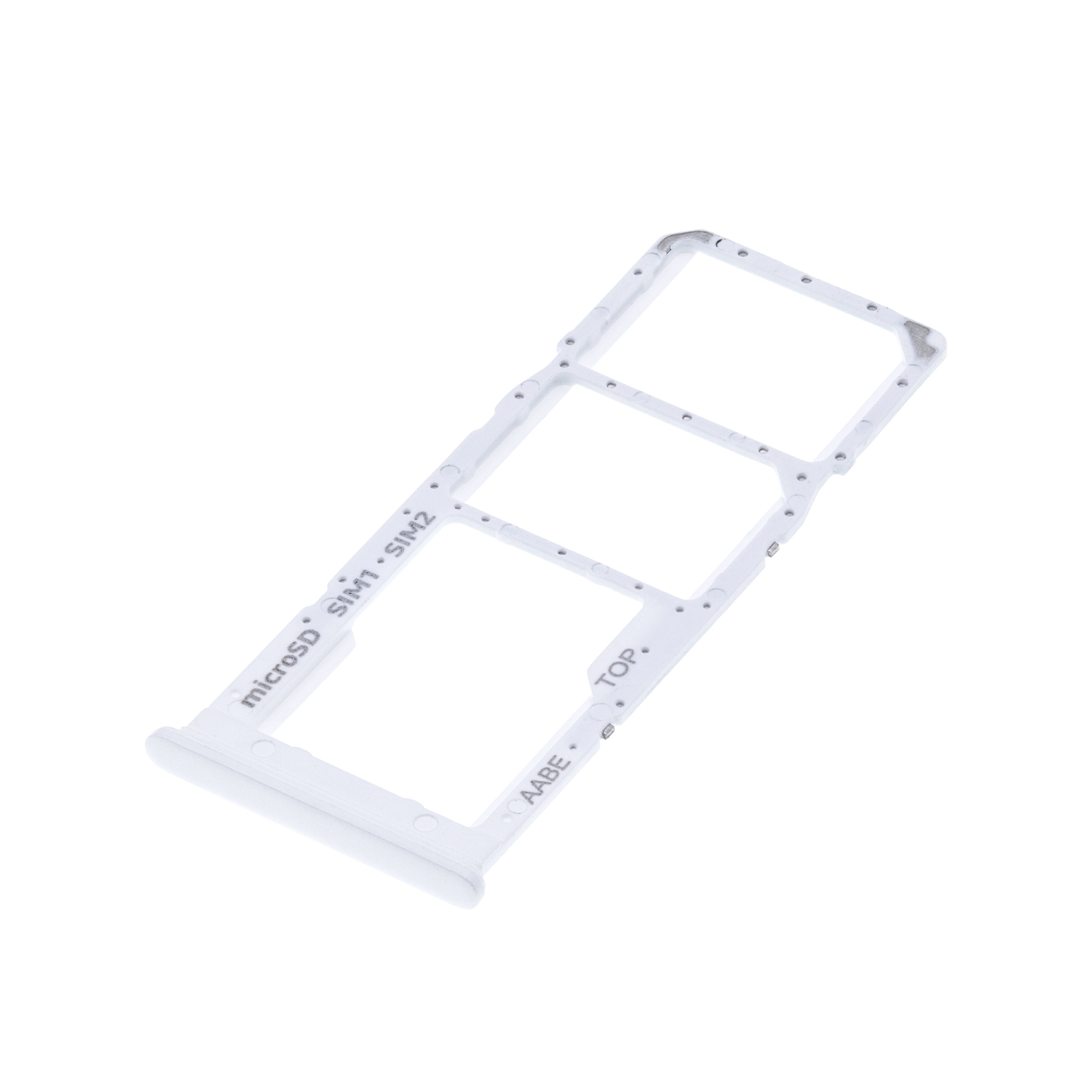 Replacement Dual Sim Card Tray Compatible For Samsung Galaxy A12 (White)