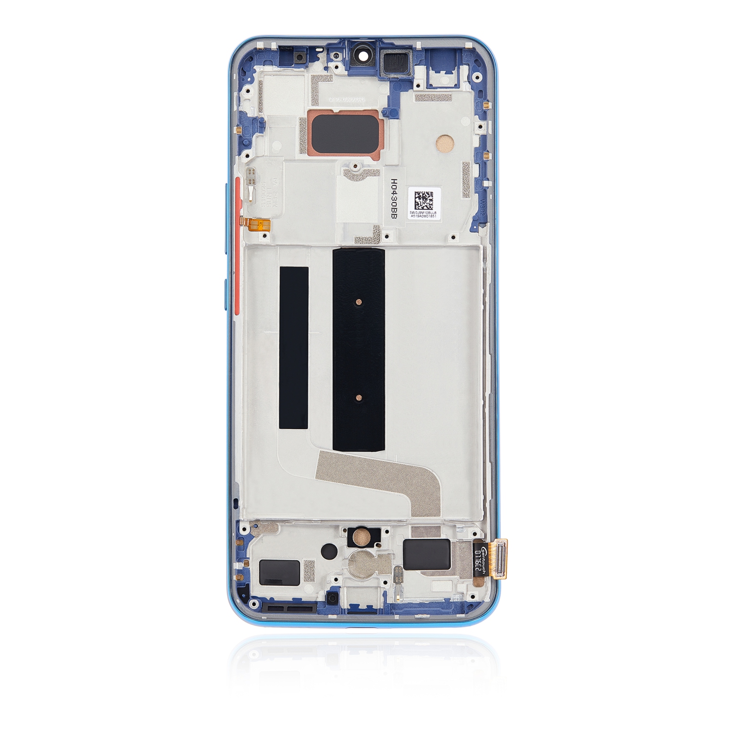 Replacement LCD Assembly With Frame Compatible For Xiaomi Mi 10 Lite 5G (Aftermarket: Incell) (Aurora Blue)