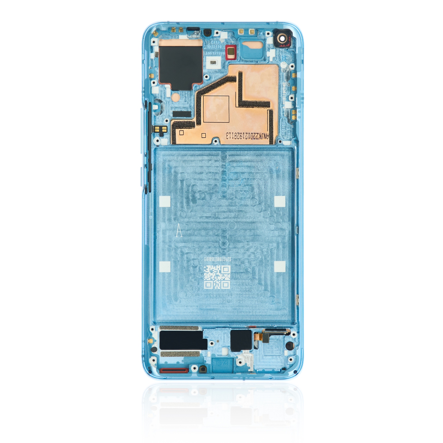 Refurbished (Excellent) - Replacement OLED Assembly With Frame Compatible For Xiaomi Mi 11 (Horizon Blue)