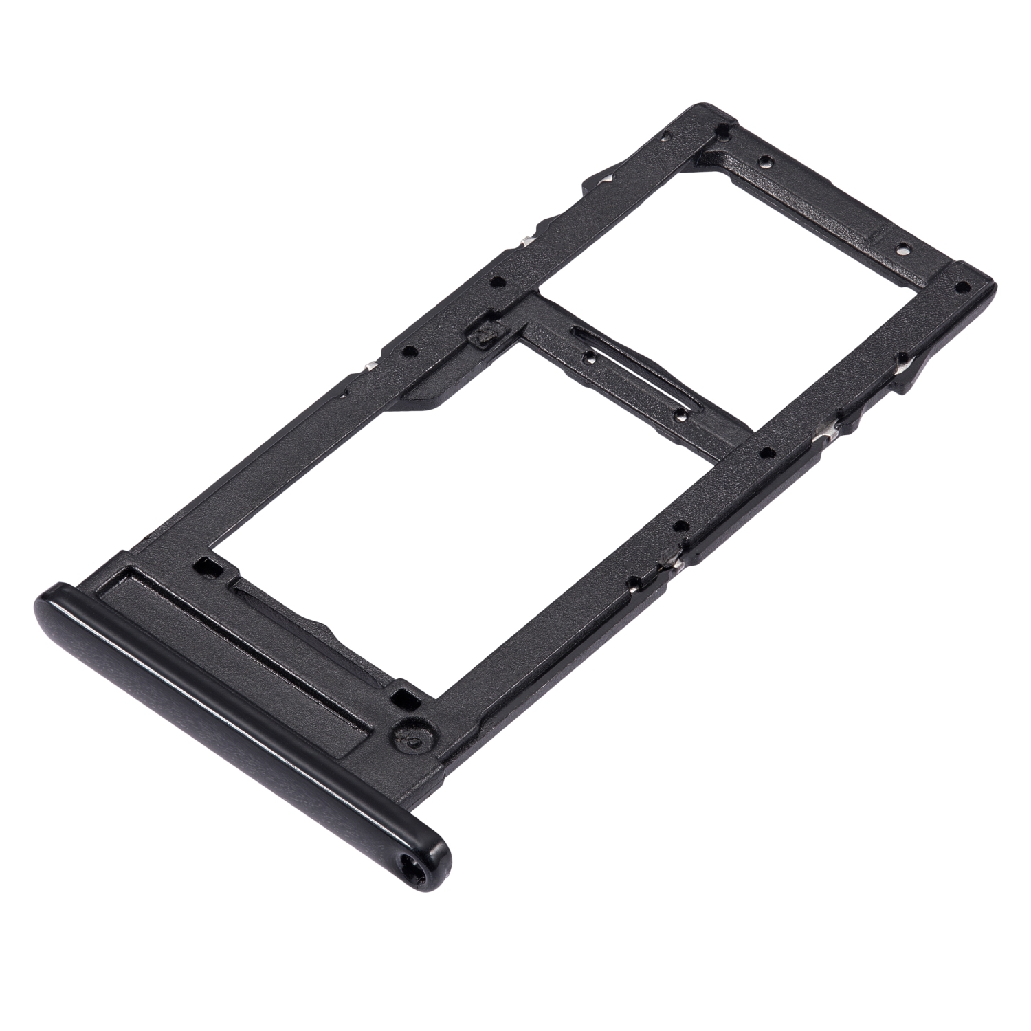 Replacement Dual Sim Card Tray Compatible For Samsung Galaxy A51 5G (Prism Cube Black)