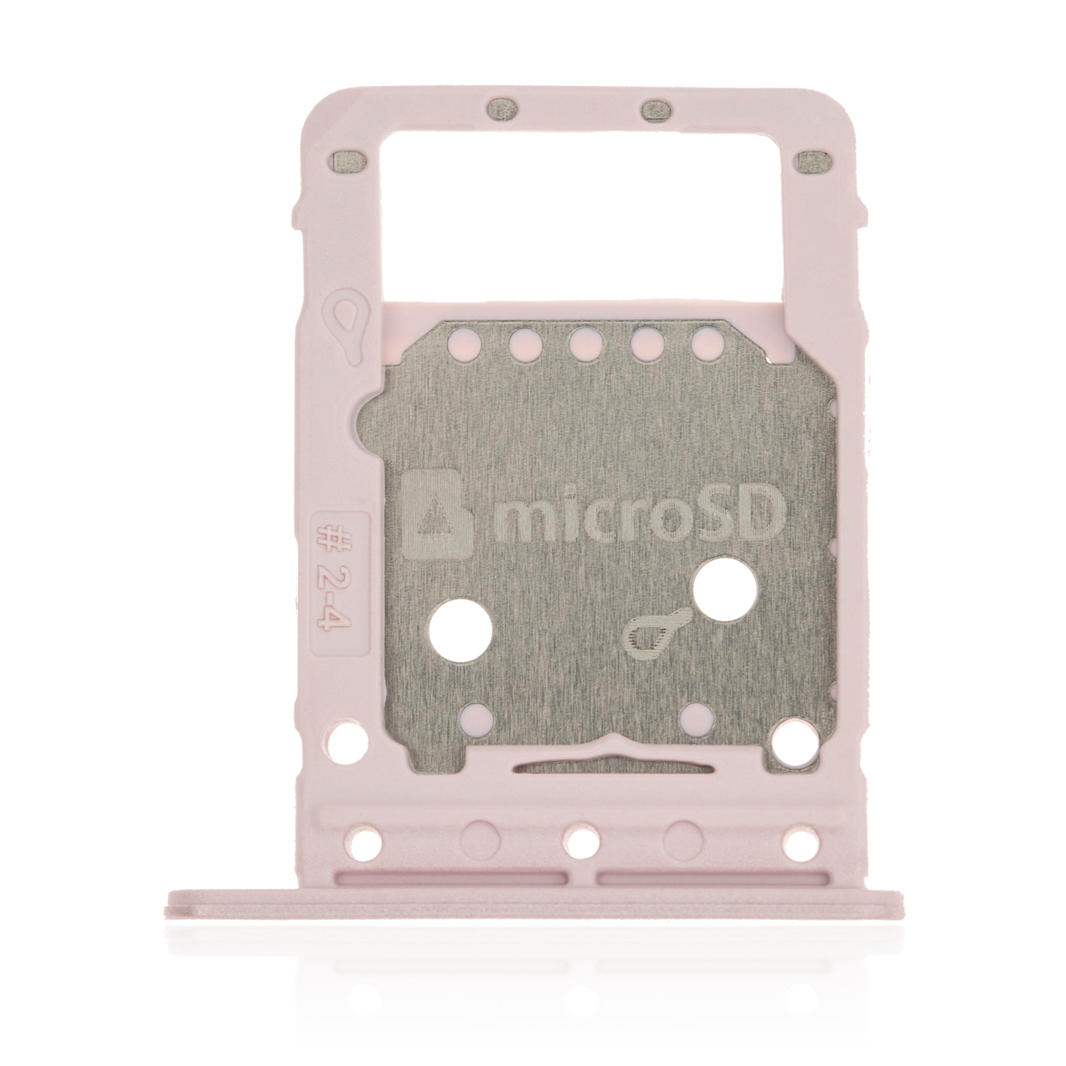 Plateau de remplacement pour carte SIM compatible avec la Galaxy Tab S6 Lite de Samsung (rose doré)