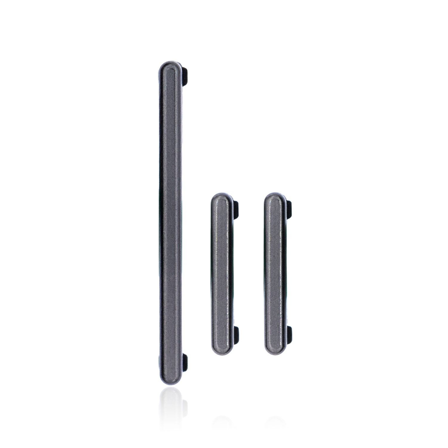 Boutons rigides de rechange compatibles avec les Galaxy S10/S10 plus de Samsung (noir prisme)