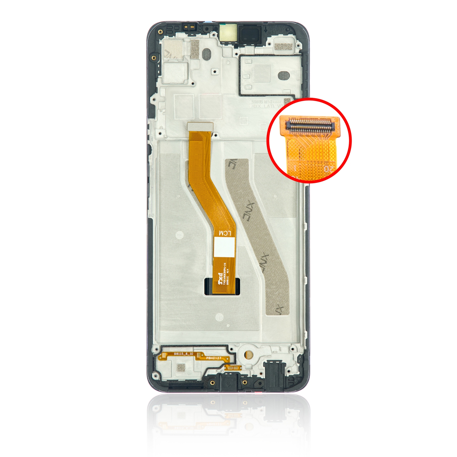 Refurbished (Excellent) - Replacement LCD Assembly With Frame Compatible For T-Mobile Revvl V+ 5G (All Colors)