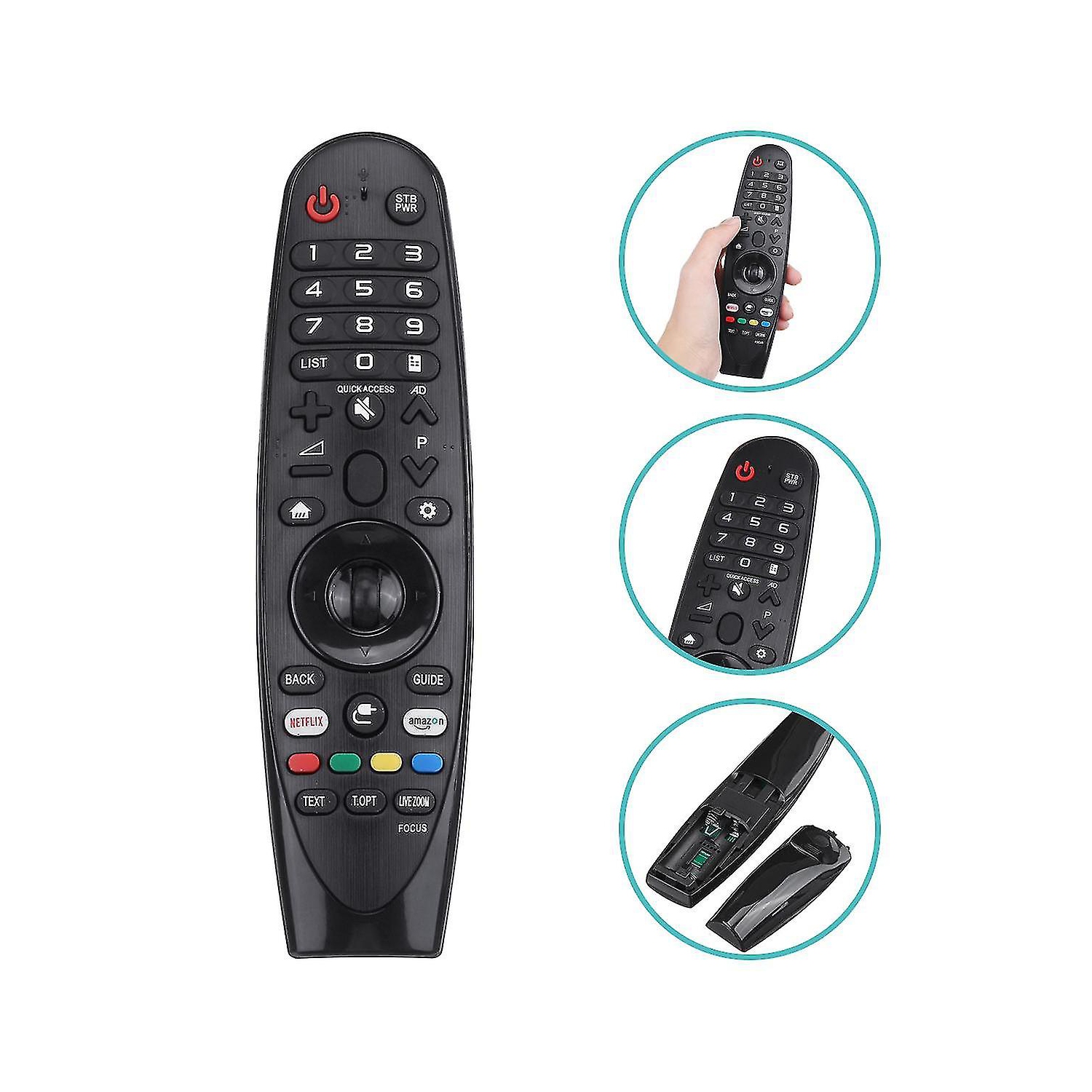 10Pcs Replacement Remote Control Voice Universal For Lg Magic Smart Tv An-mr650a