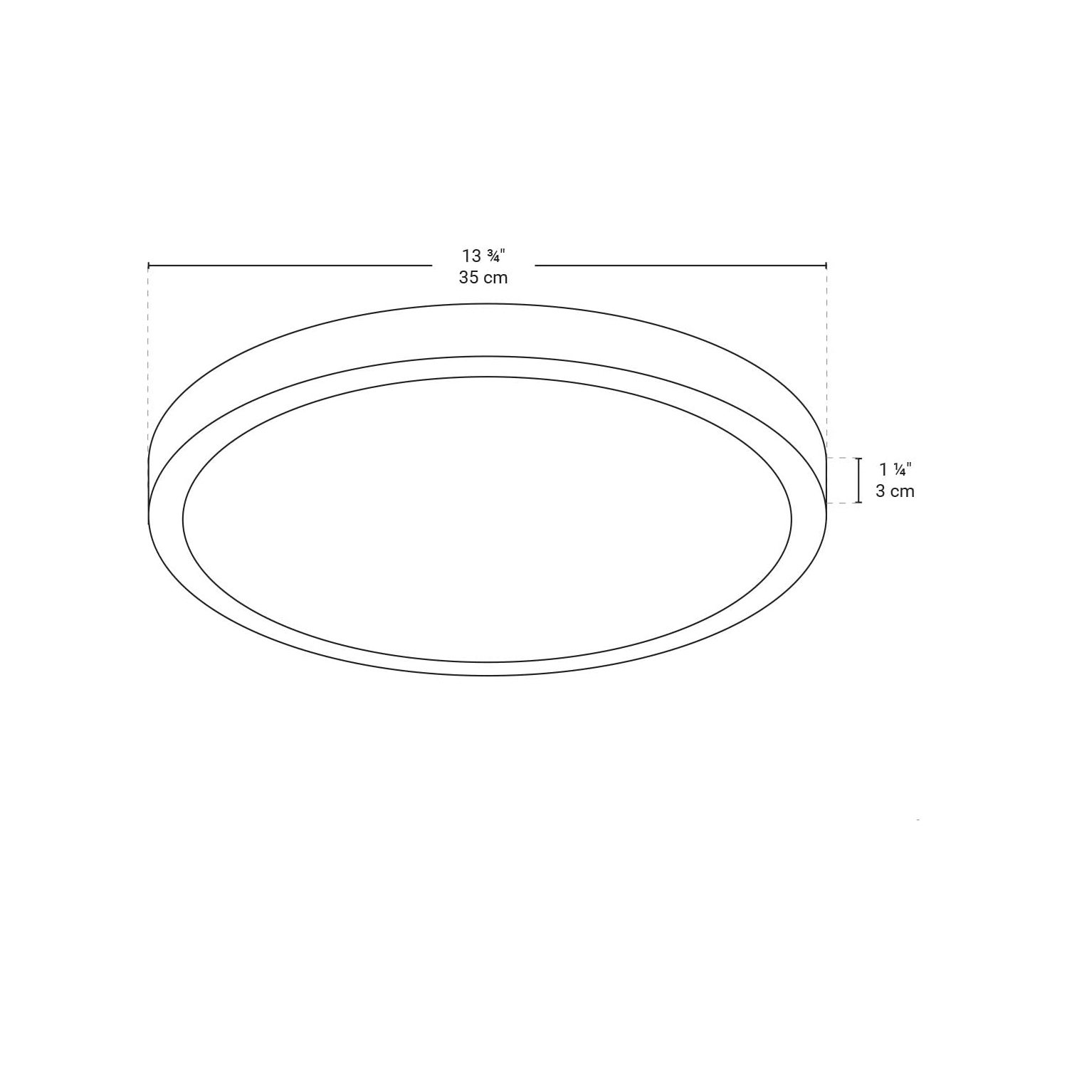 BAZZ Smart Home 14-in RGBW Tunable Ceiling Light, WFC17333WH