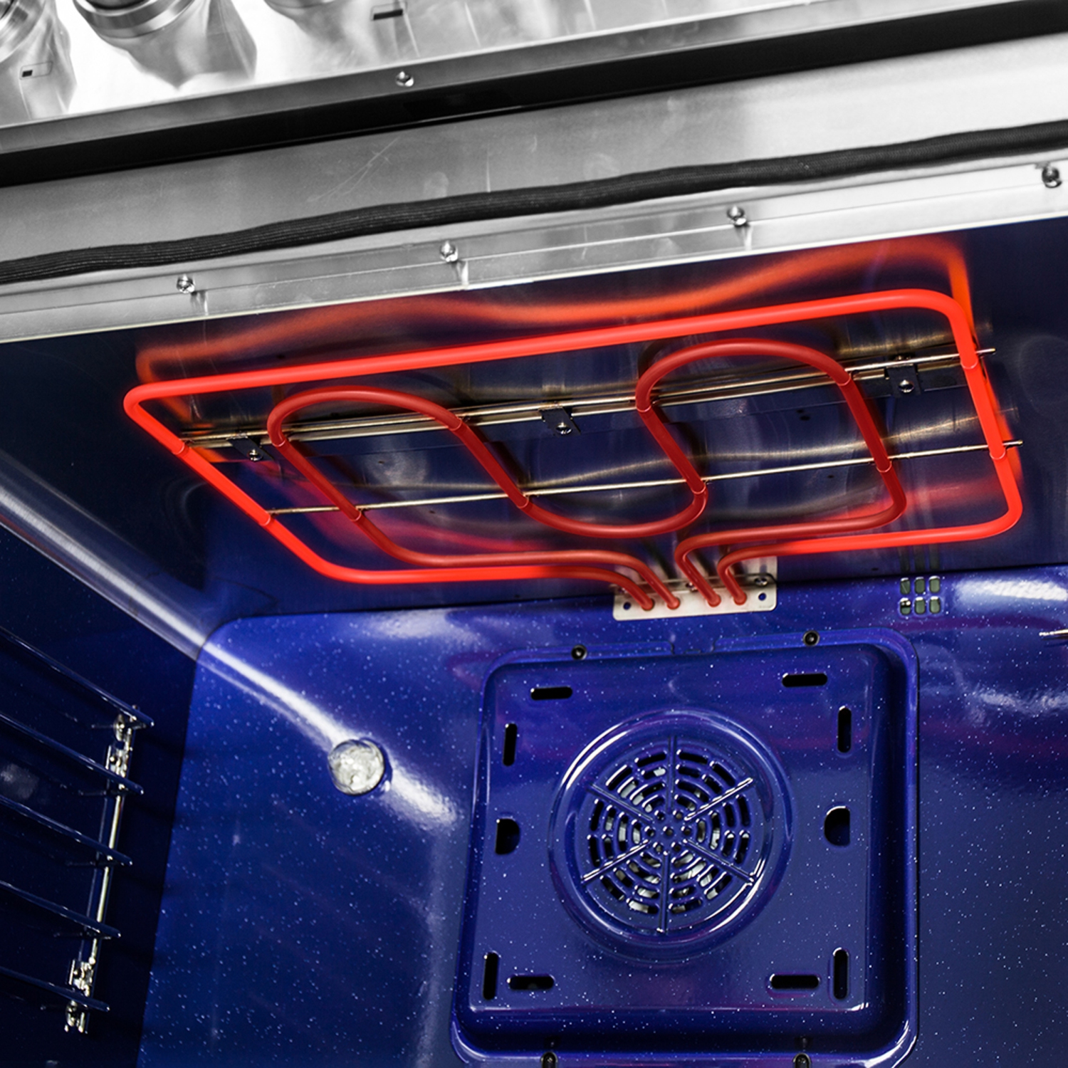 Forno Professional 36-Inch Freestanding Dual Fuel Electric 240V Oven Range