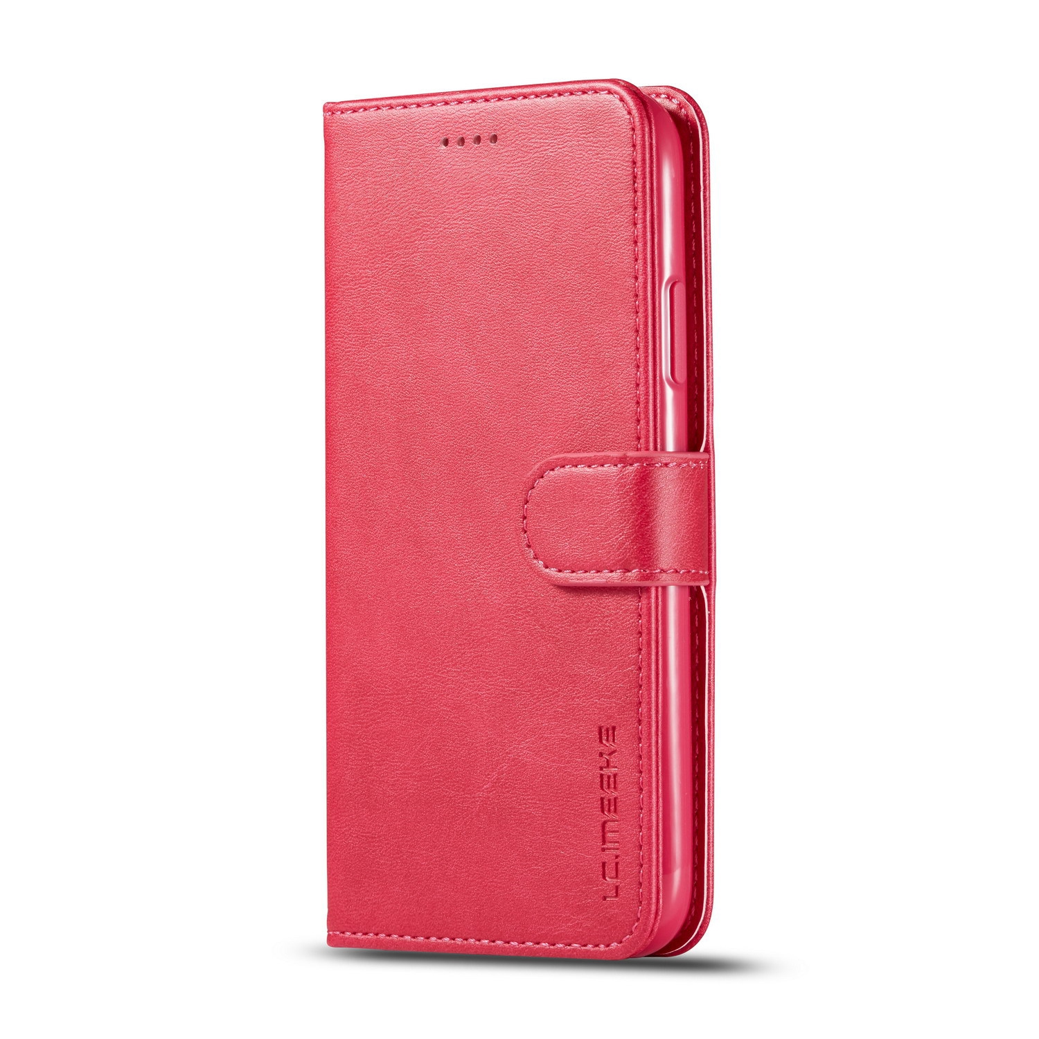 ( KeeGuard ) Rose iPhone 14 Pro Max Wallet case cover Flip Leather Credit Card Stand folio Case