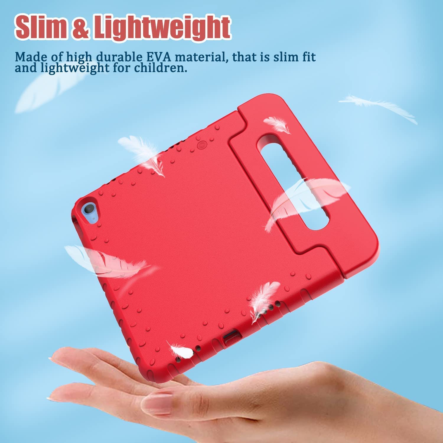 B Kids Case for iPad 10th Generation 10.9 2022, iPad 10th Case for Kids, Shockproof Light Weight Covertible Handle Stand 10.9 inch iPad 10th Gen Case