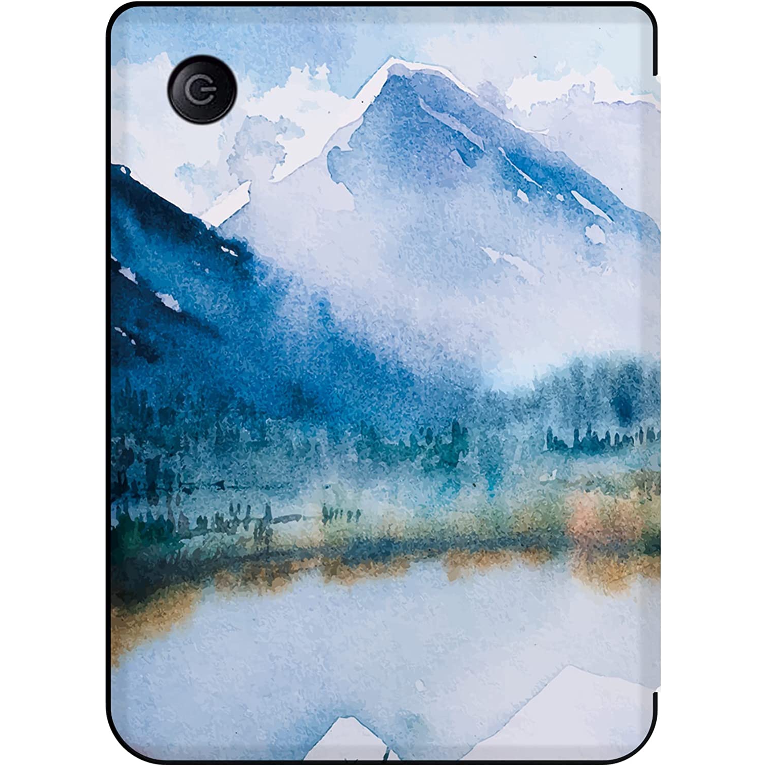 B Slim Case for Kobo Clara 2E - Lightweight PU Leather Sleepcover with Auto Sleep/Wake (Landscape)