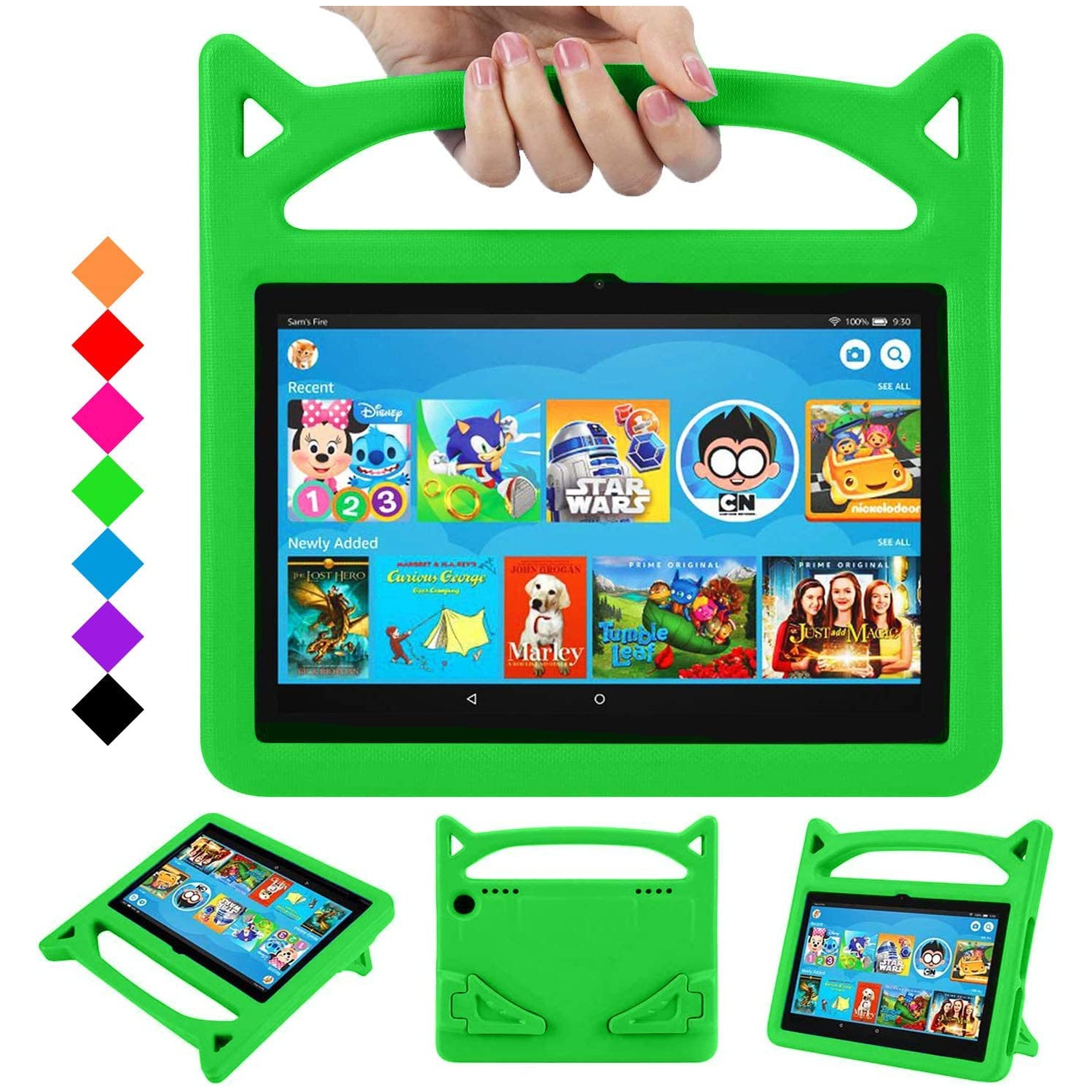 All-New Fire HD 8 Tablet Kids Case 2022, Grand Sky Super Light Weight Shockproof Hand-Free Case for Amazon Fire 8 /8 Plus Tablet Compatible with Both(12th/10th Generation, 2022/202