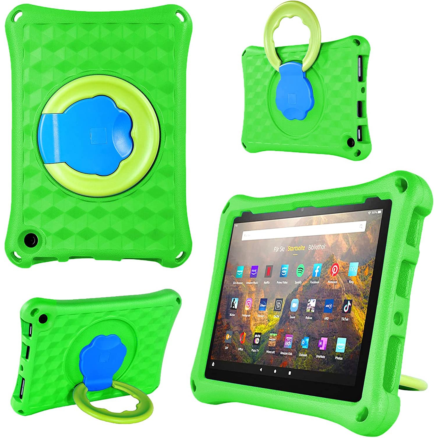 G Fire HD 10 Case for Kids, Lightweight Shockproof 360 ° Rotation Handle Stand Portable Kids Case for Fire HD 10 & 10 Plus & HD 10 Kids & HD 10 Kids
