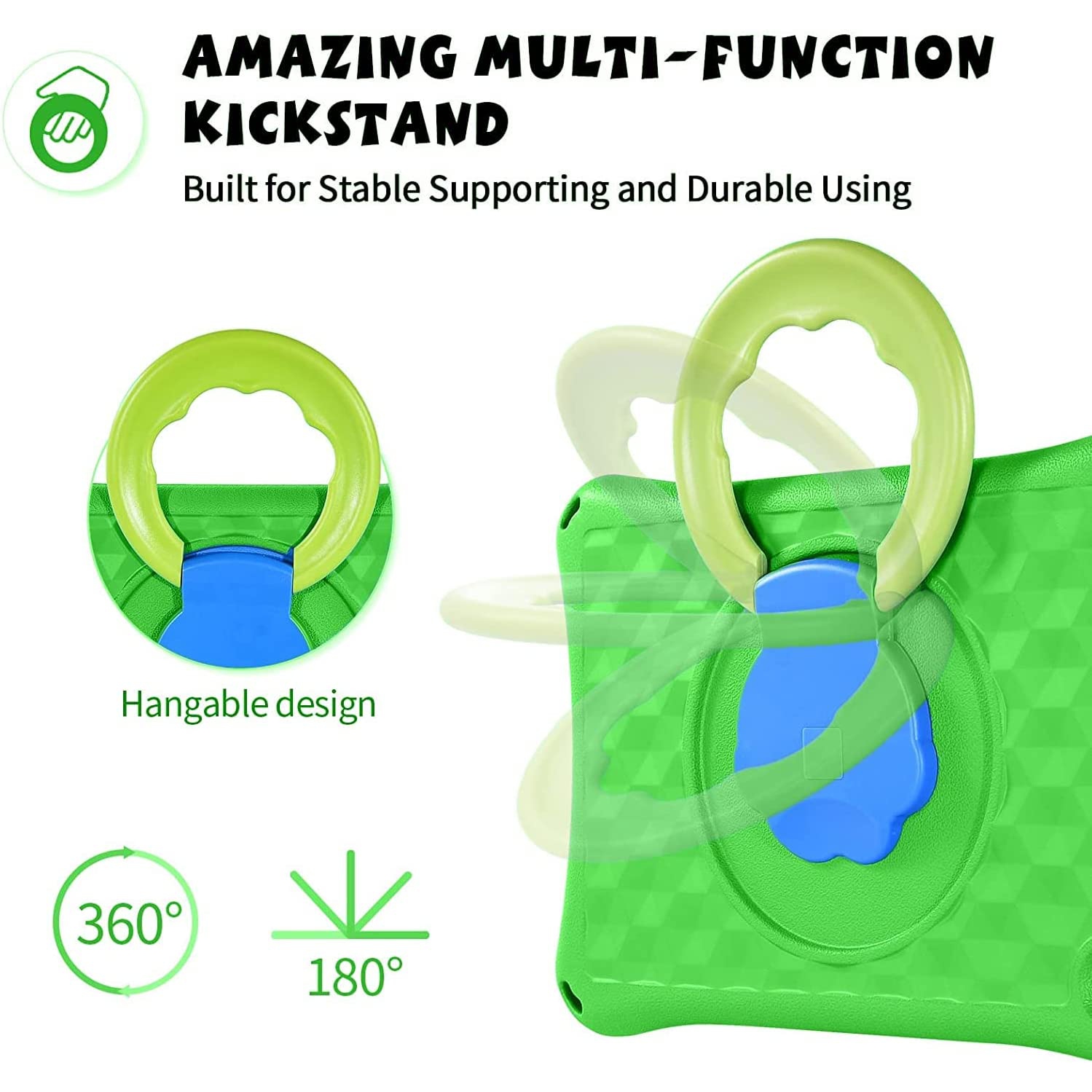 G Fire HD 10 Case for Kids, Lightweight Shockproof 360 ° Rotation Handle Stand Portable Kids Case for Fire HD 10 & 10 Plus & HD 10 Kids & HD 10 Kids