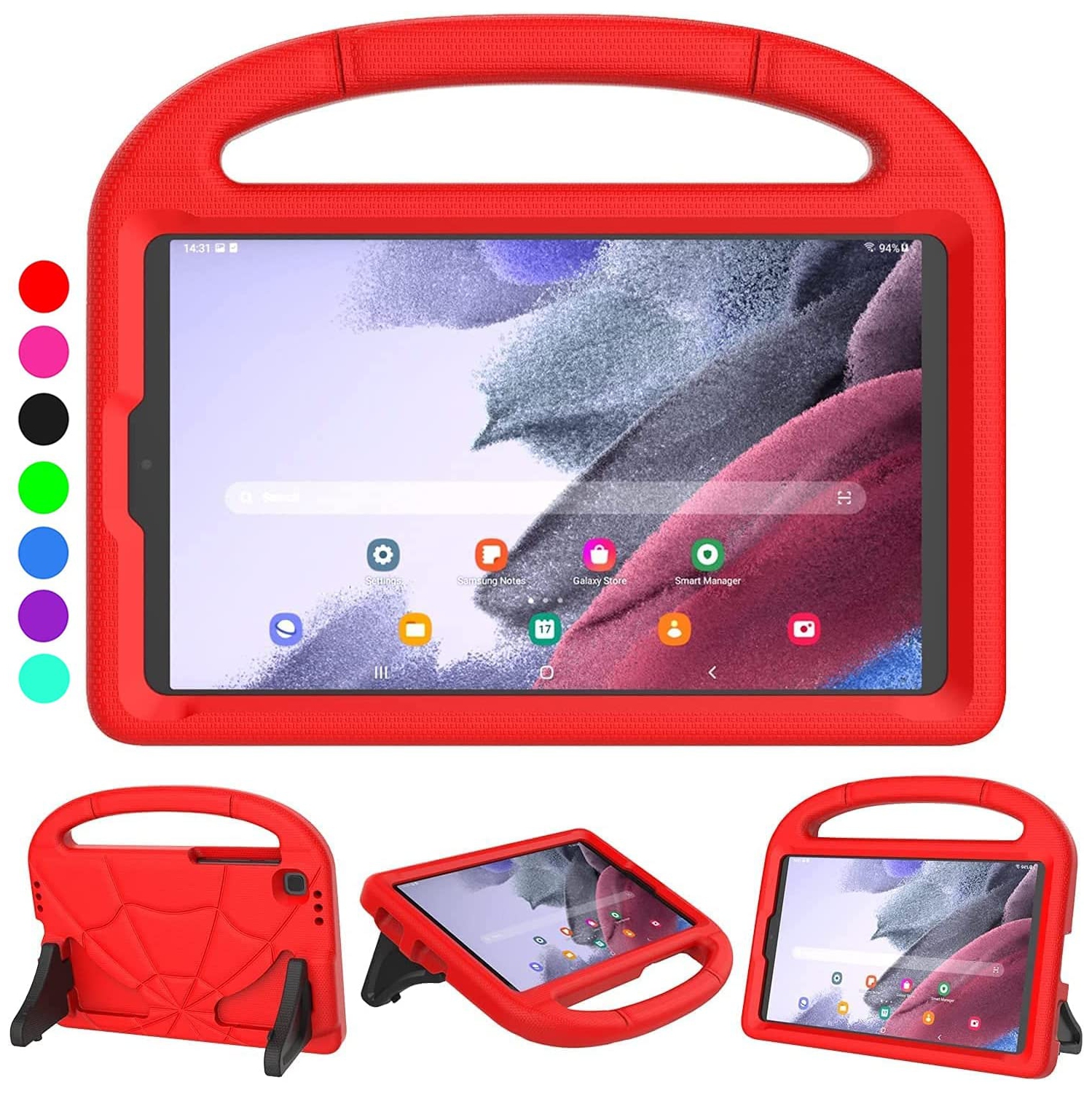 Kids Case for Samsung Galaxy Tab A7 Lite 8.7 Inch 2021, L Lightweight Shockproof Kid-Proof Cute Cover with Handle Kickstand for Galaxy Tab A7 Lite 8.7 Inch (SM-T220/T225/T227) - Re