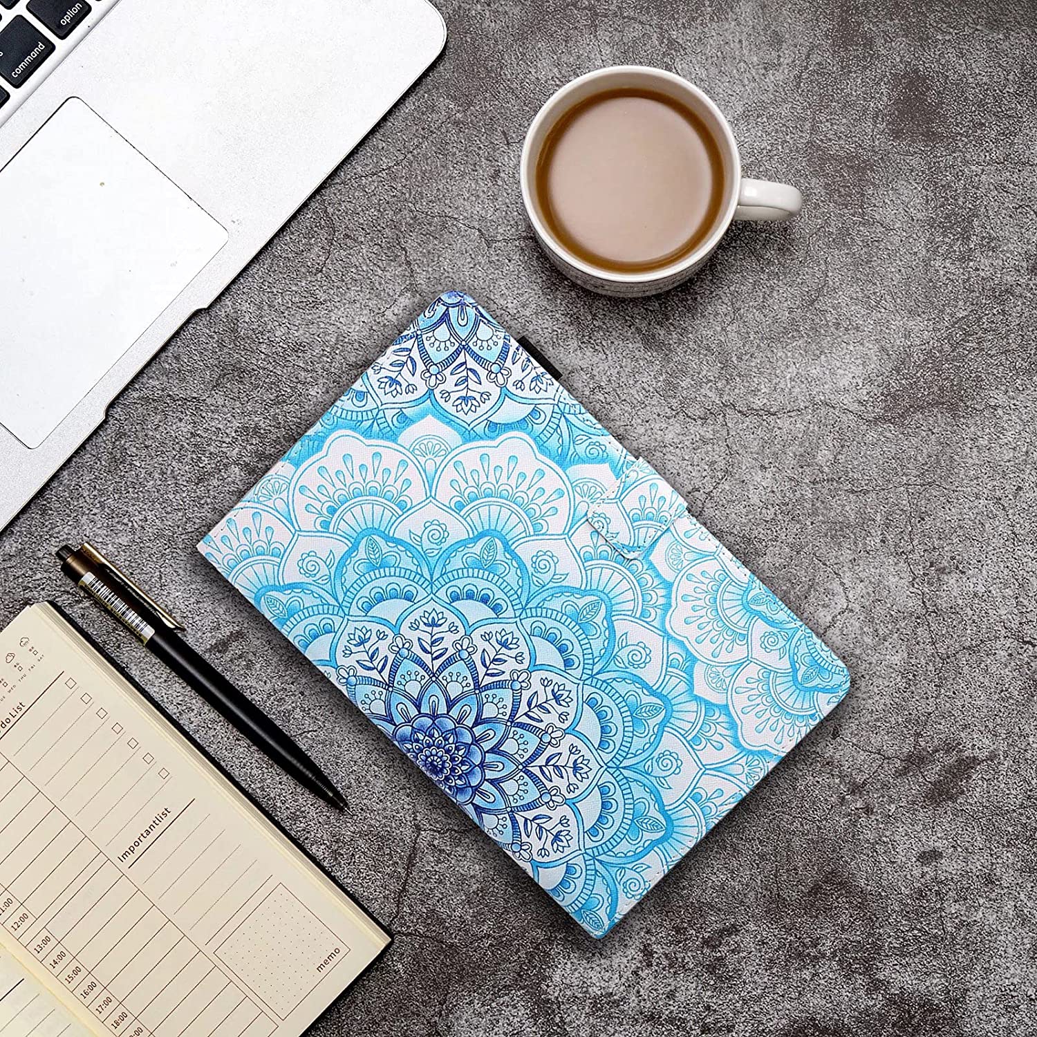 All-New Amazon Fire HD 8 & 8 Plus Case, Not Suitable for 7th/8th/9th Fire 8, Premium PU Leather Stand Cover with Smart Auto Wake/Sleep, Mandala