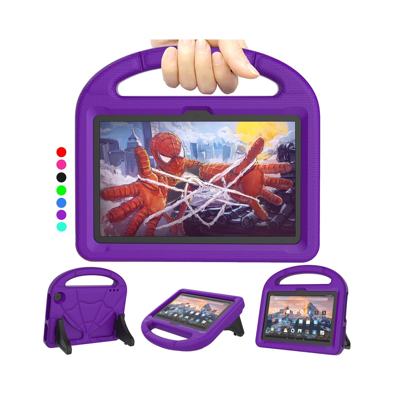 New Fire 7 Tablet Case for Kids 2022 Release (12th Generation) L Fire Tablet 7 Case with Handle Stand Lightweight Durable Shockproof Kid-Proof Cover for Fire 7 Tablet/Kids Tablet 2