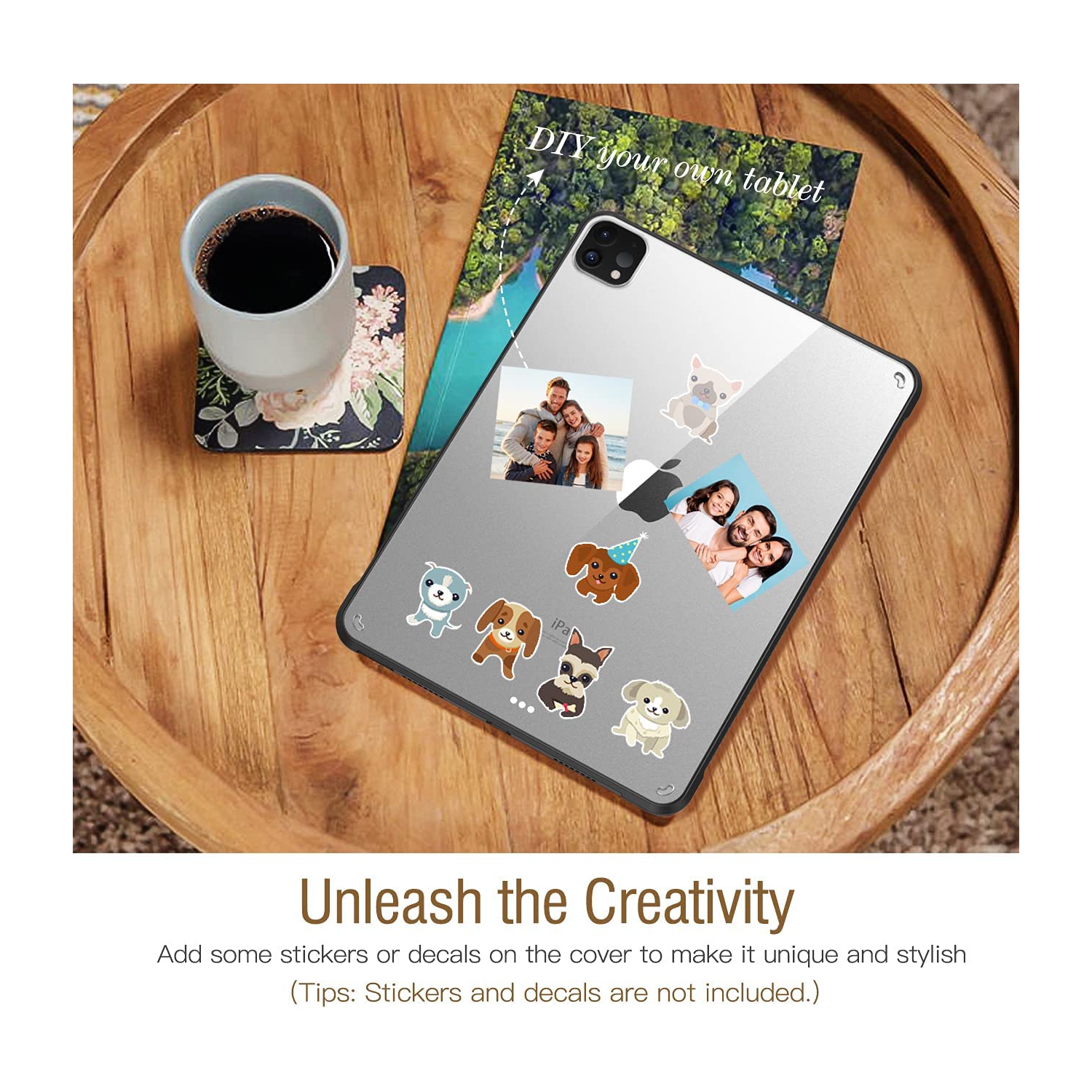 T Case for New iPad Pro 11 inch 2021, Ultra Slim Shock Absorbant Flexible TPU Air-Pillow Edge Protective Case, [Support 2nd Gen Apple Pencil