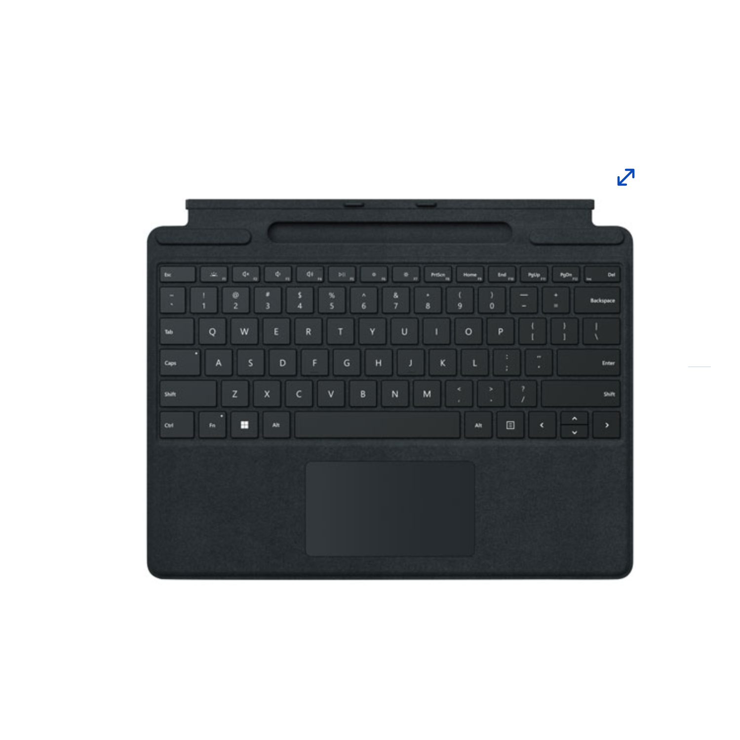 Refurbished (Good) Microsoft Surface Pro 8, 9 & X Signature Keyboard English - Black