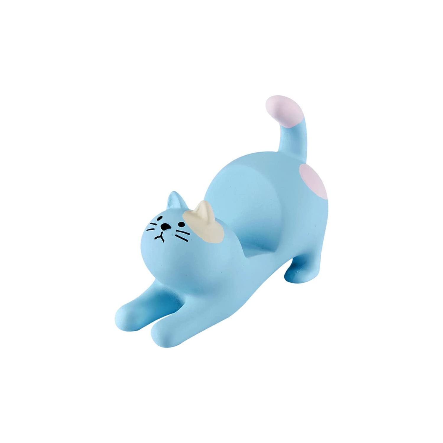 Cat Phone Stand, Cute Kawaii Phone Holder for Desk, Blue Smartphone Mount for iPad, iPhone, Huawei,Samsung,