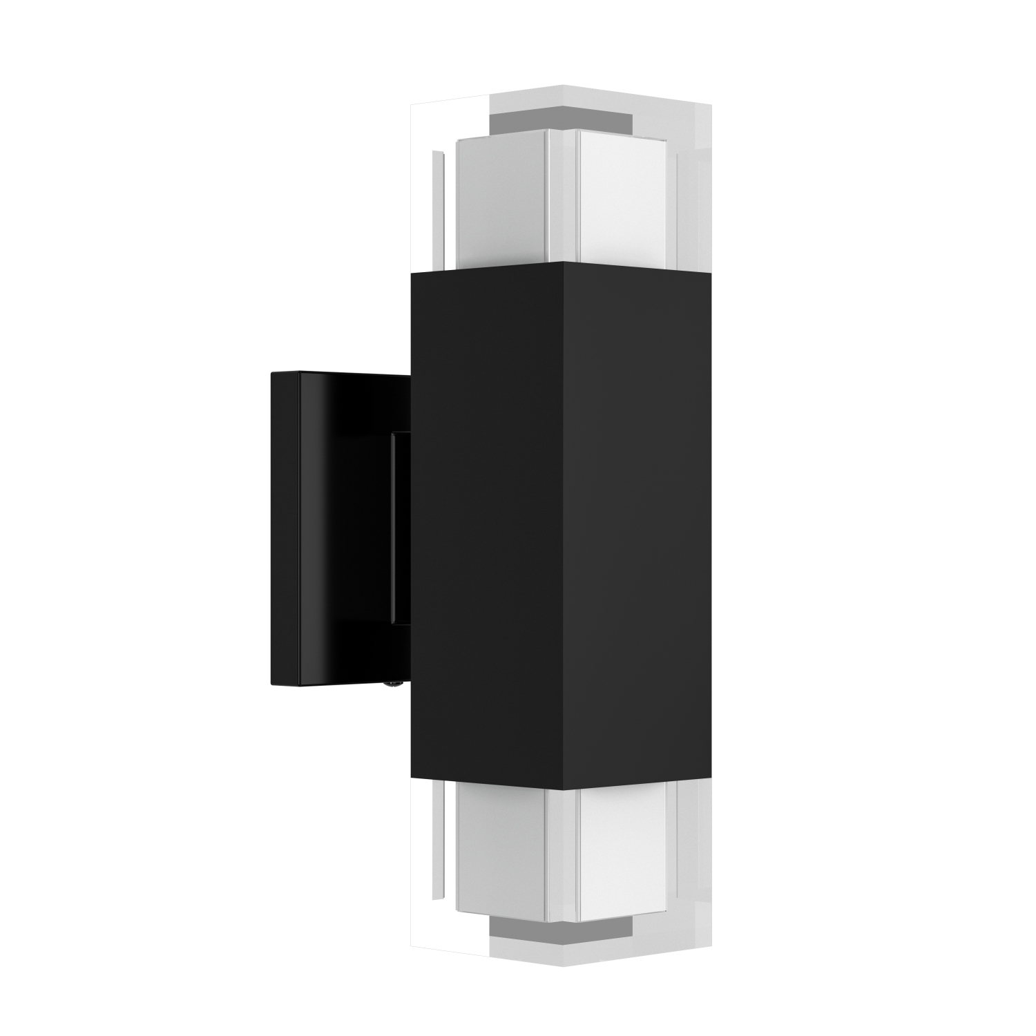 BAZZ Luvia Outdoor Integrated LED Wall Fixture Light Scone 18W 900Lumens 3000K 80+CRI, W22042BK