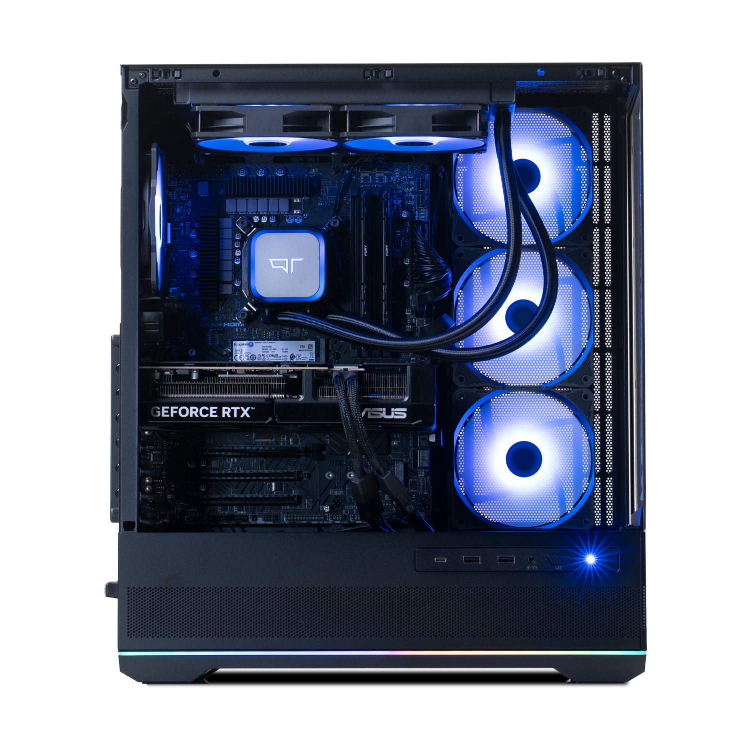 Quoted Tech Horizon Gaming PC - Black