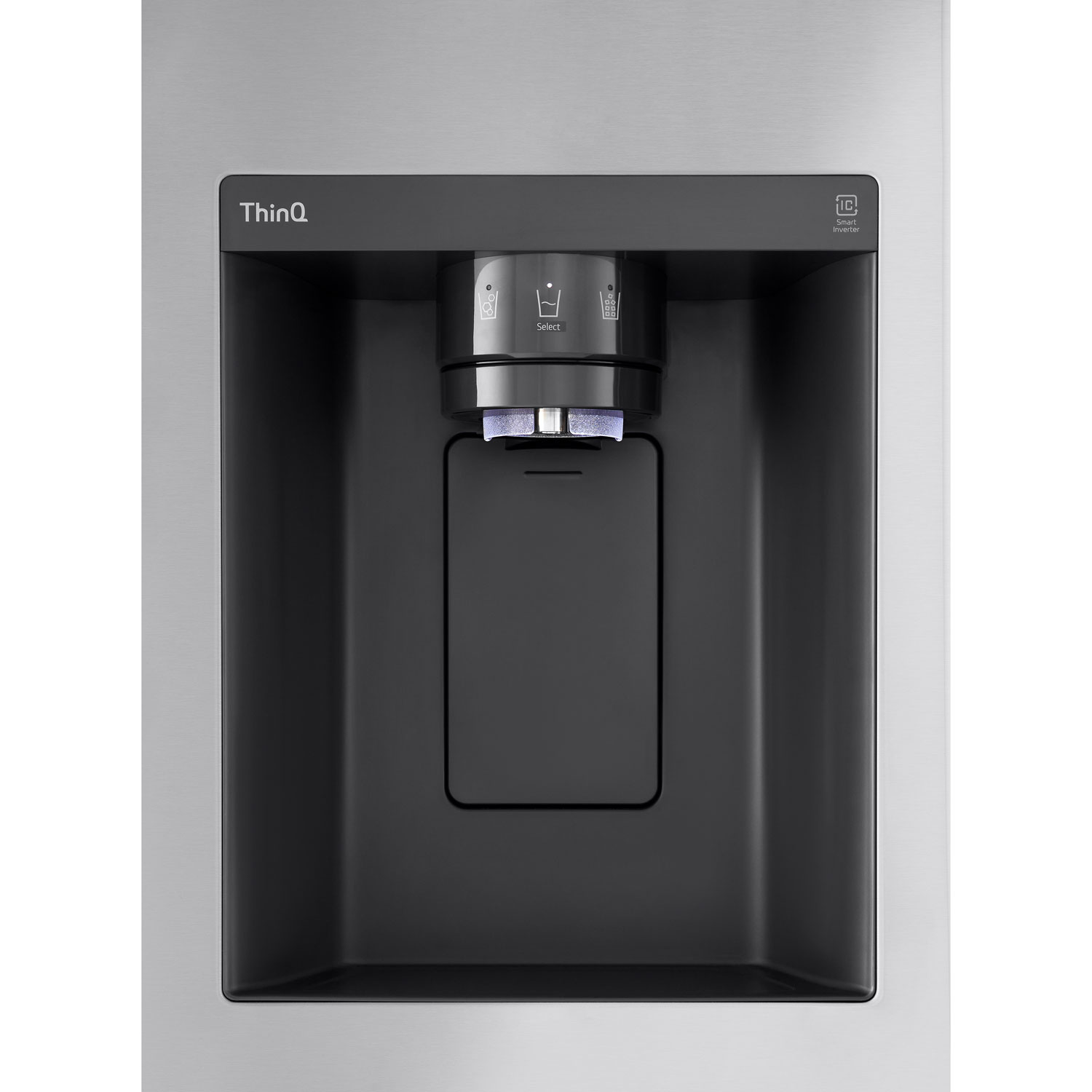 LG 36" 25.5 Cu. Ft. Counter Depth MAX French Door Refrigerator - Stainless Steel