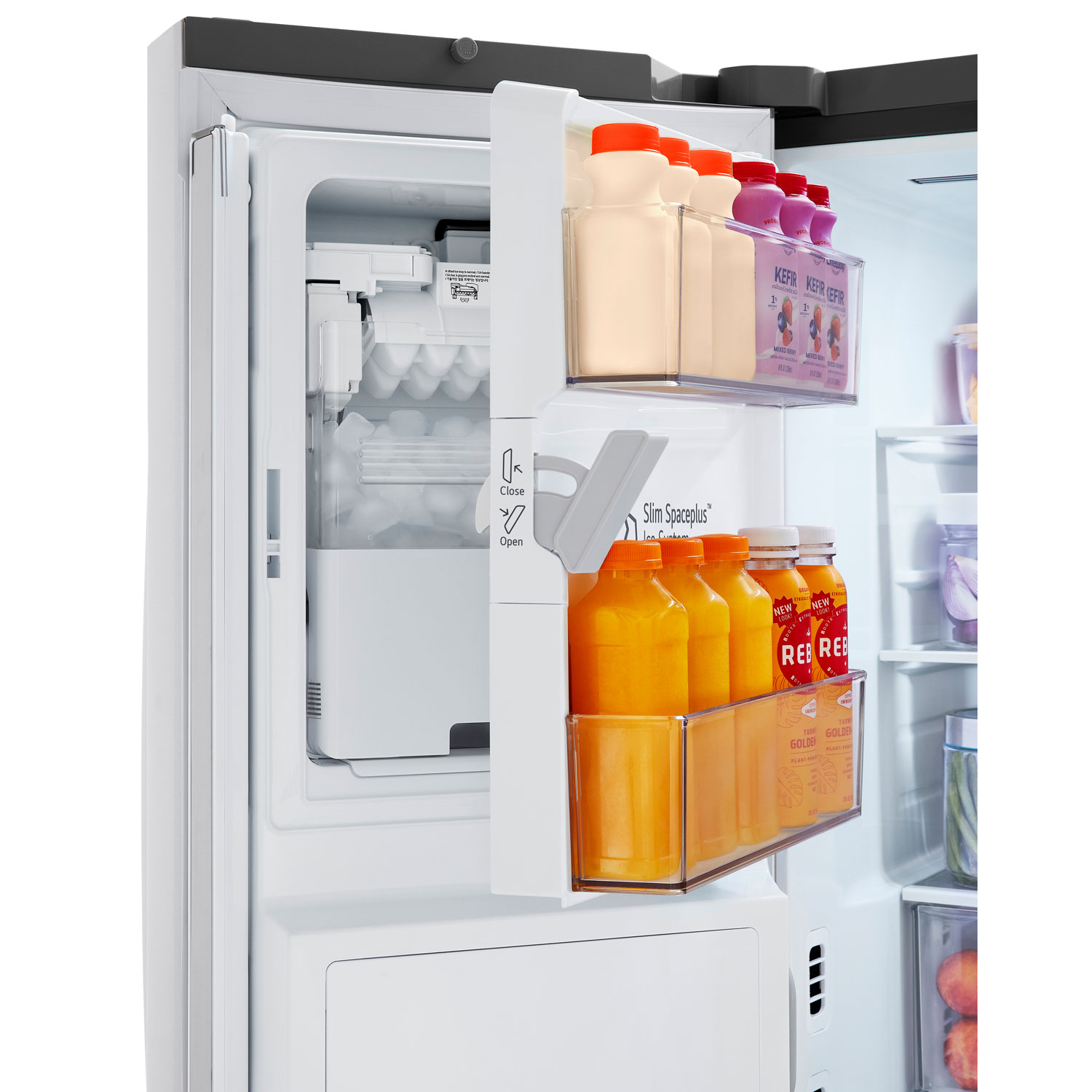 LG 36" 25.5 Cu. Ft. Counter Depth MAX French Door Refrigerator - Stainless Steel