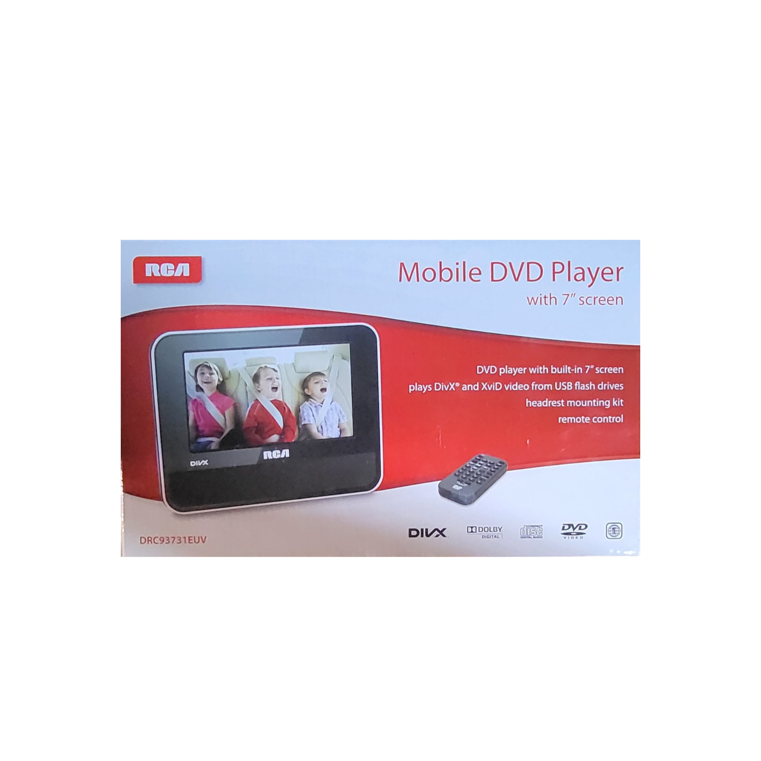 RCA DRC93731EUV MobileDVD Player WITH 7'' Screen