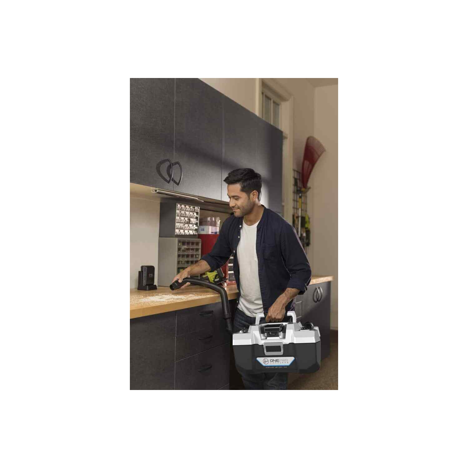 Hoover ONEPWR BH57125ID Kit d'aspirateur utilitaire sec et humide sans fil 6gal