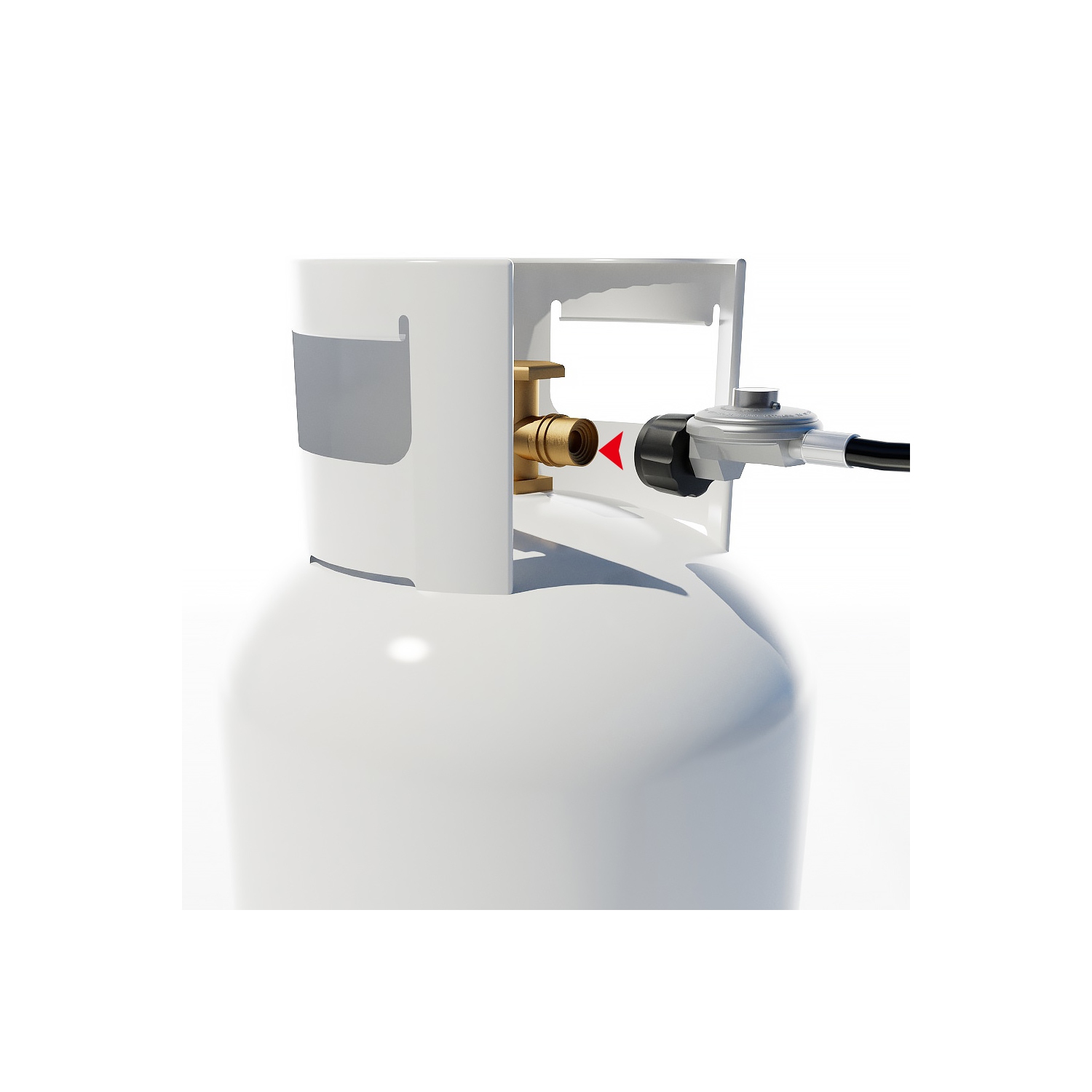 5 Feet Universal QCC-1 Low Pressure Propane Gas Regulator Hose EMPV-50EH49