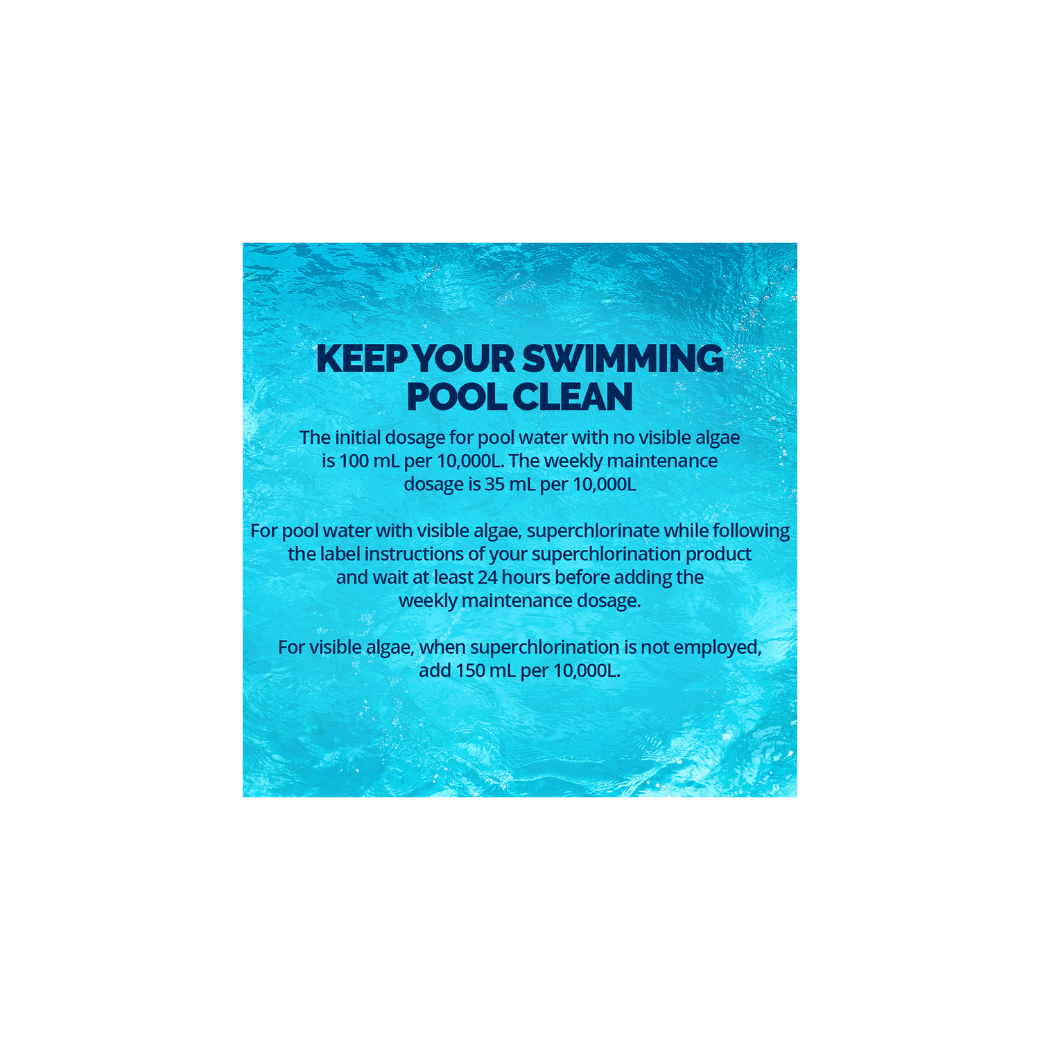 Algicide Super Algacide 40 de Pool Supplies Canada