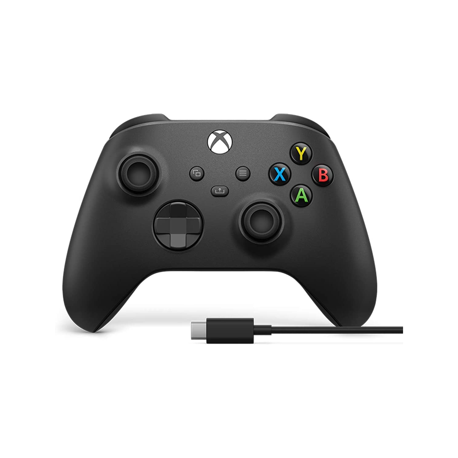 Openbox Xbox Wireless Controller + USB-C Cable for Xbox Series X|S, Xbox One, and Windows Devices, USB-C cable included - Carbon Black