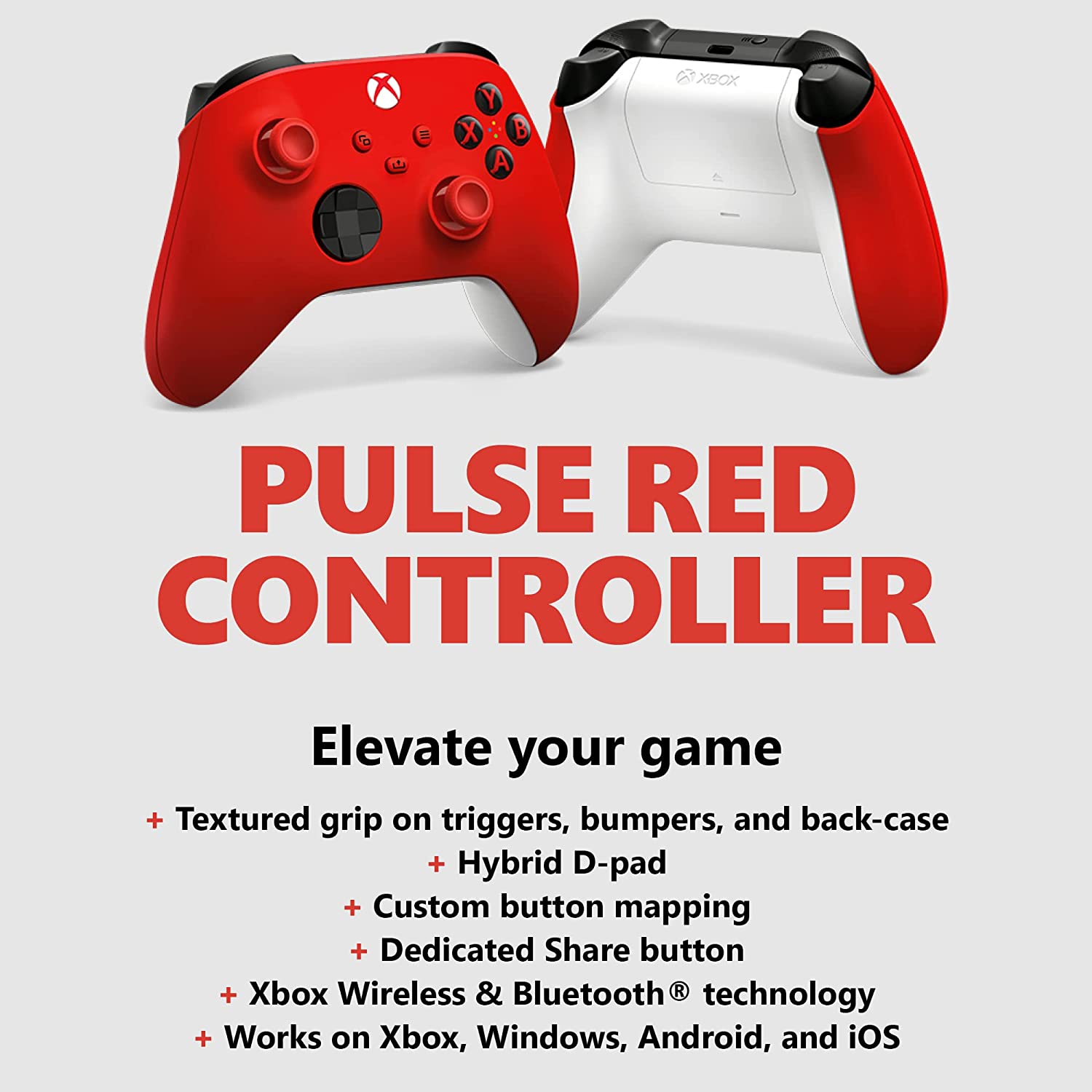 Manette sans fil pour Xbox boîte ouverte pour Xbox Series X|S, Xbox One et appareils Windows – Rouge vif