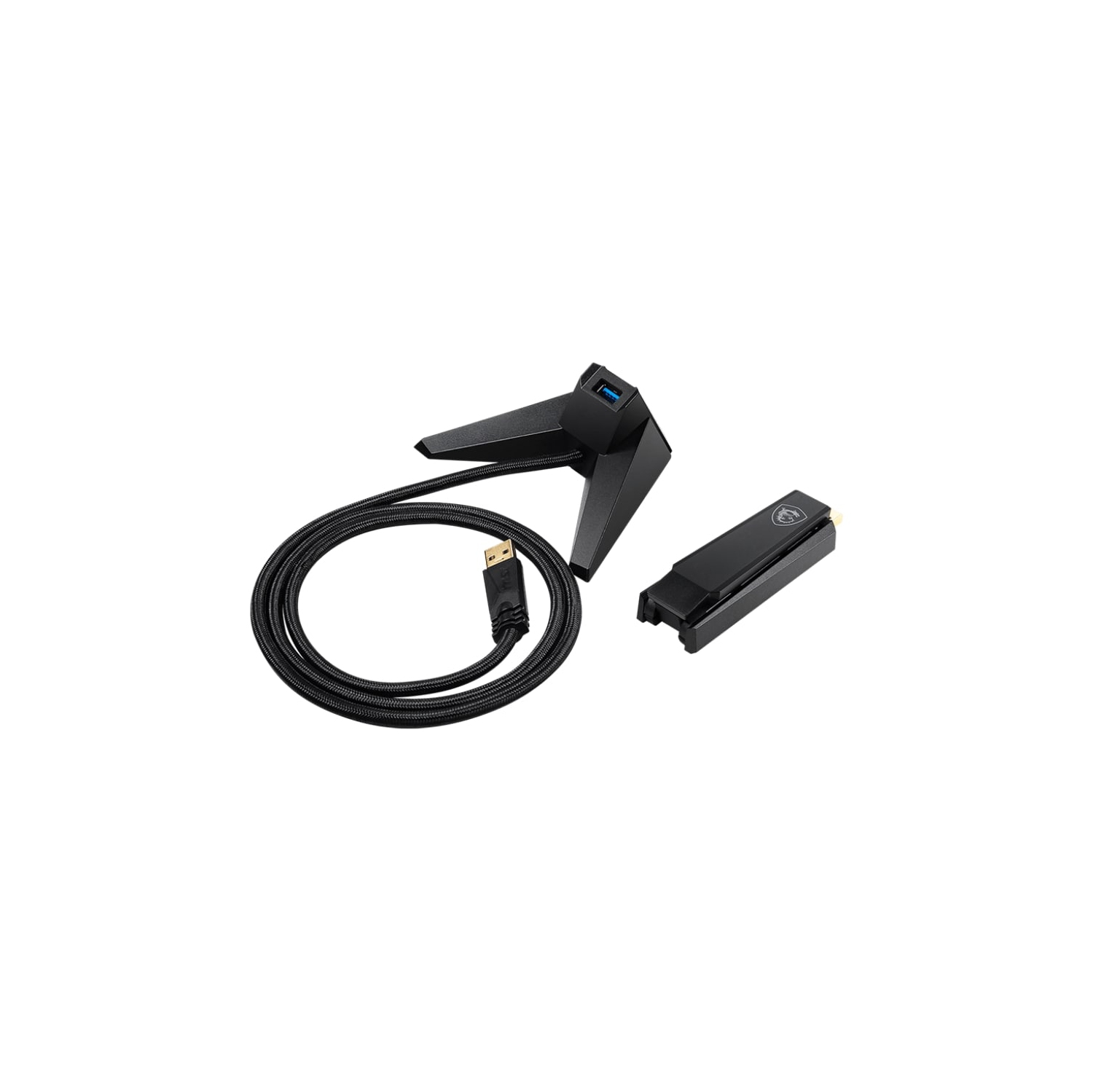 MSI AX1800 WiFi USB Adapter, WiFi 6, MU-MIMO, 802.11ax Dual-Band Gigabit Wireless, Plug and Play, High-Speed Long Range USB Gaming Adapter